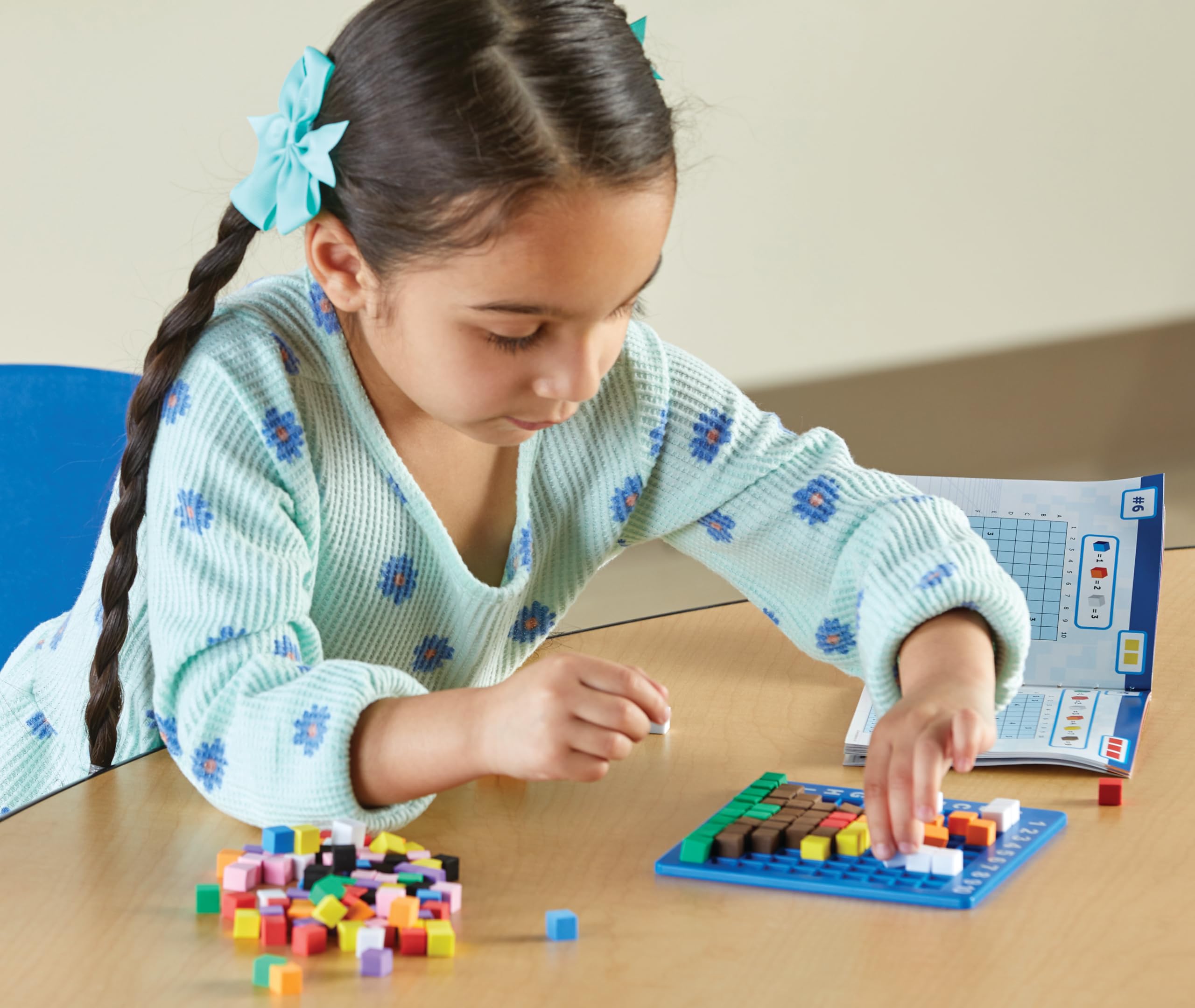Learning Resources STEM Explorers Pixel Art Challenge - 400+ Pieces, Ages 5+ 7