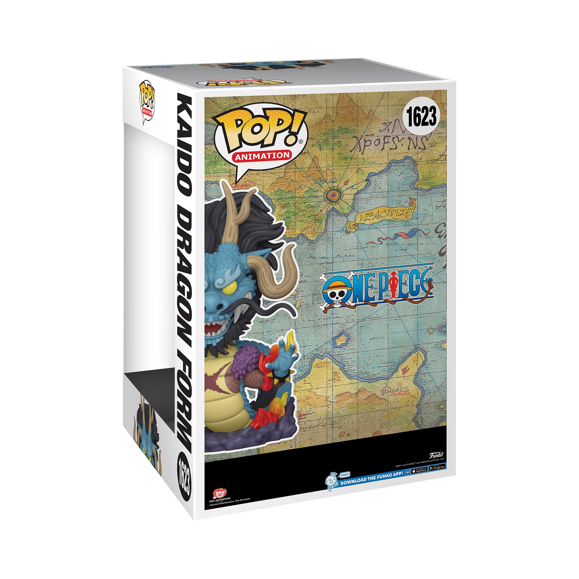 Funko Jumbo Pop! One Piece Kaido As Dragon - 10-Inch Vinyl Figure | Model 66422 | Blue-Gray 4