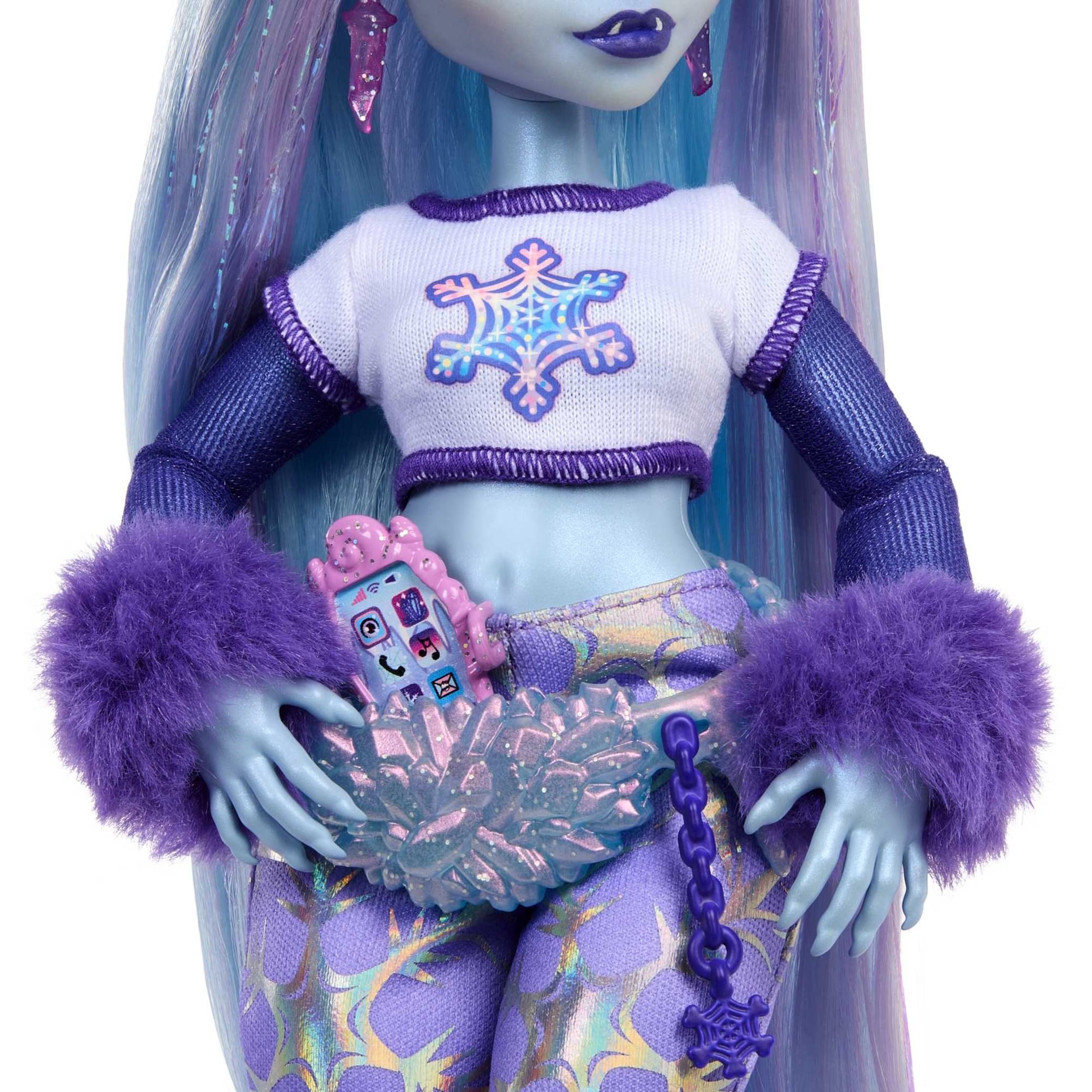 Monster High Abbey Bominable Yeti Doll with Pet Mammoth Tundra and Themed Accessories HNF64 4