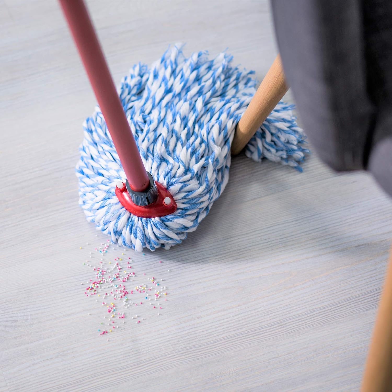 Vileda - SuperMocio Microfibre and Cotton Mop and Bucket Set 6