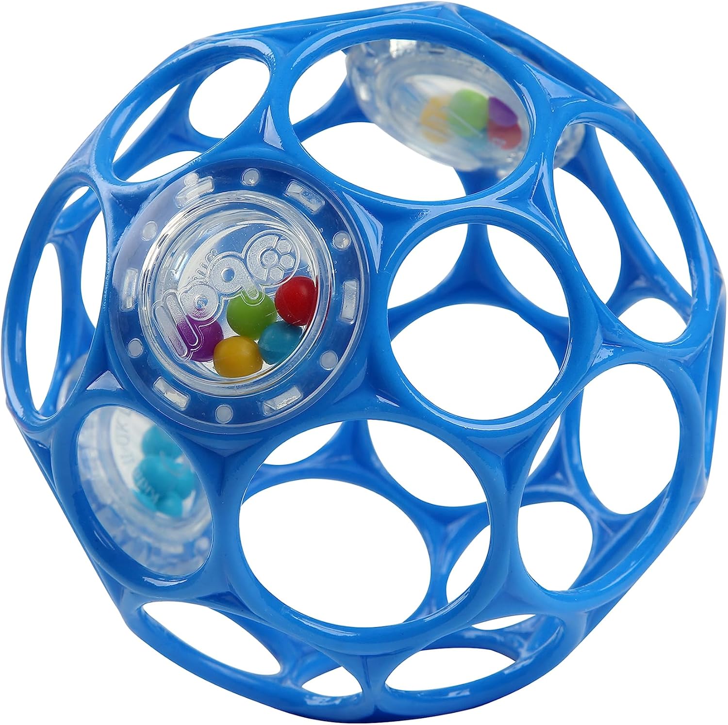Bright Starts Oball Easy-Grasp Rattle - BPA-Free Infant Toy for Newborns 1