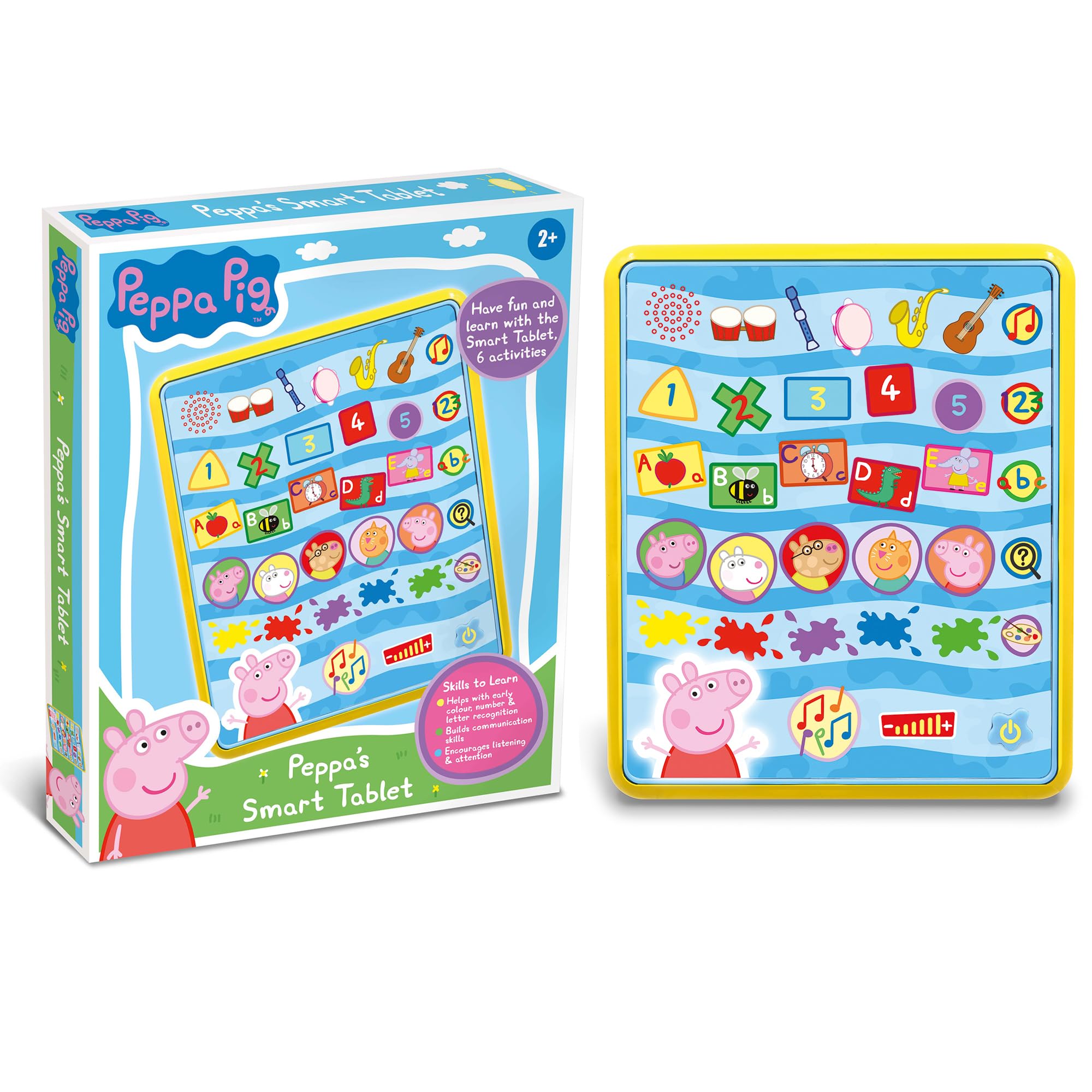Peppa Pig Peppa's Smart Tablet - Interactive Learning for Ages 2+