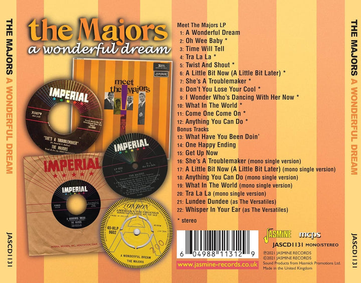 A Wonderful Dream - The Majors: Classic Doo-Wop & Soul Compilation (Mono & Stereo Versions)