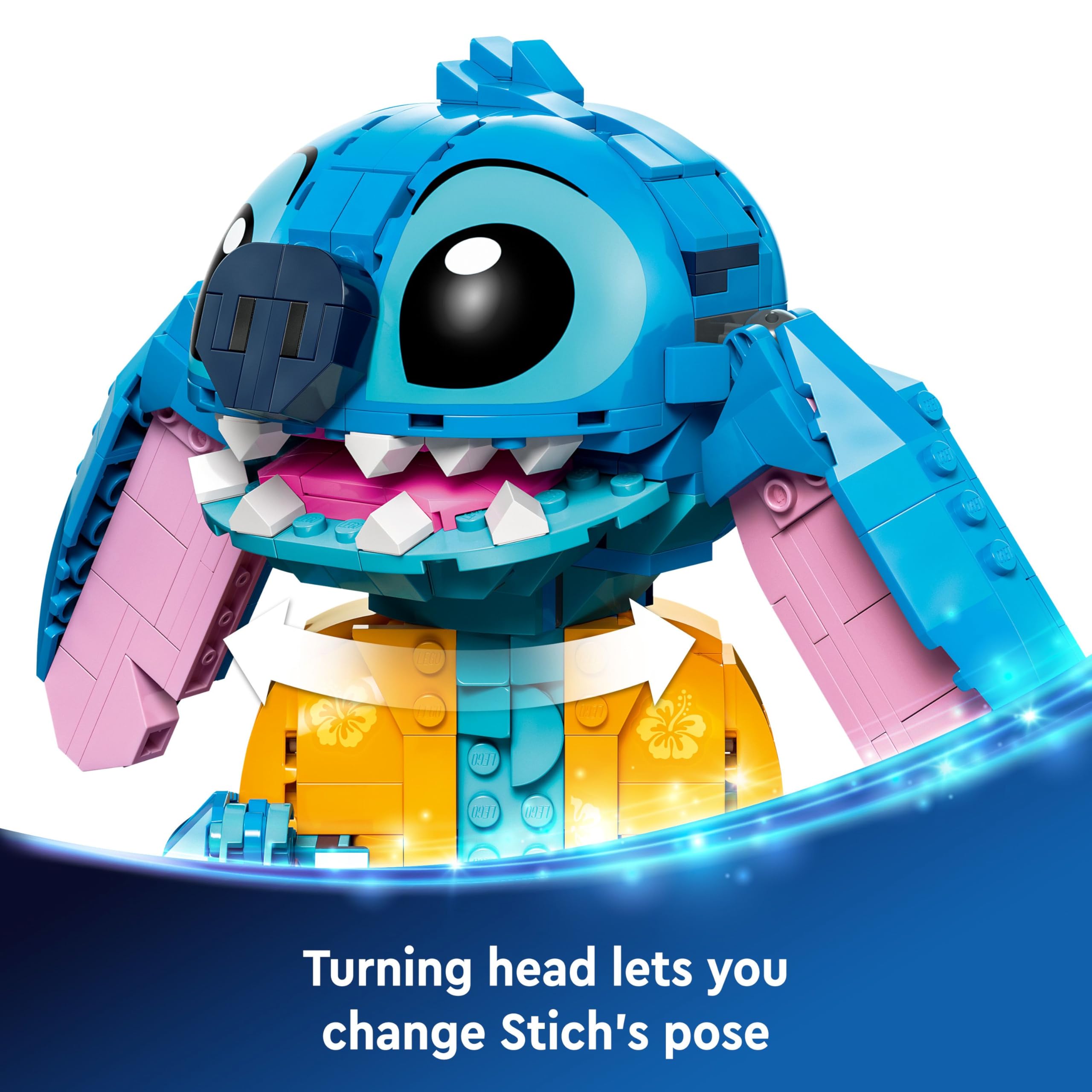 LEGO Disney 43249 Stitch Building Set - Movable Ears & Head | Ages 9+ 4