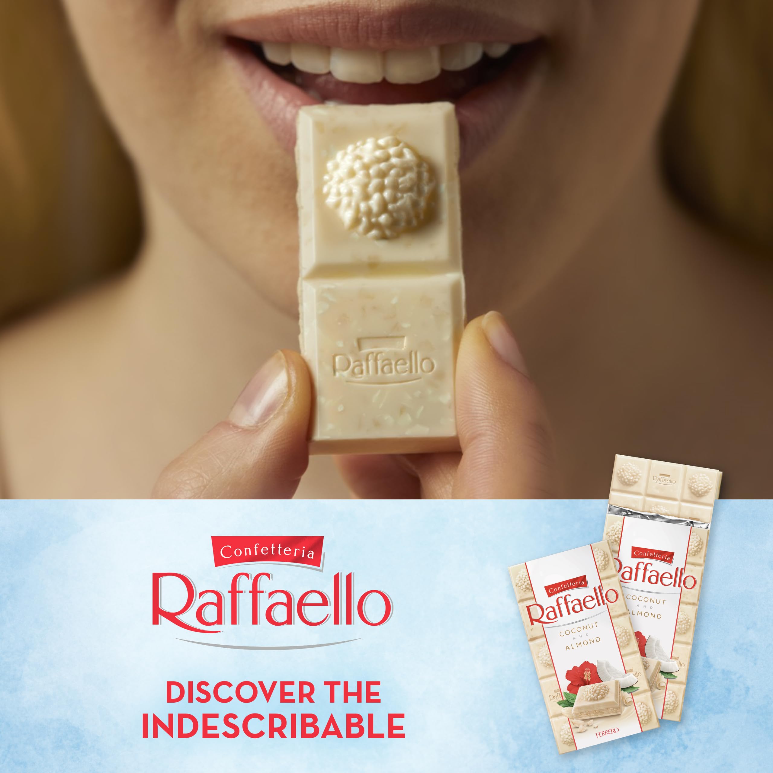 Ferrero Raffaello White Chocolate Bar with Coconut and Almonds 90g 5