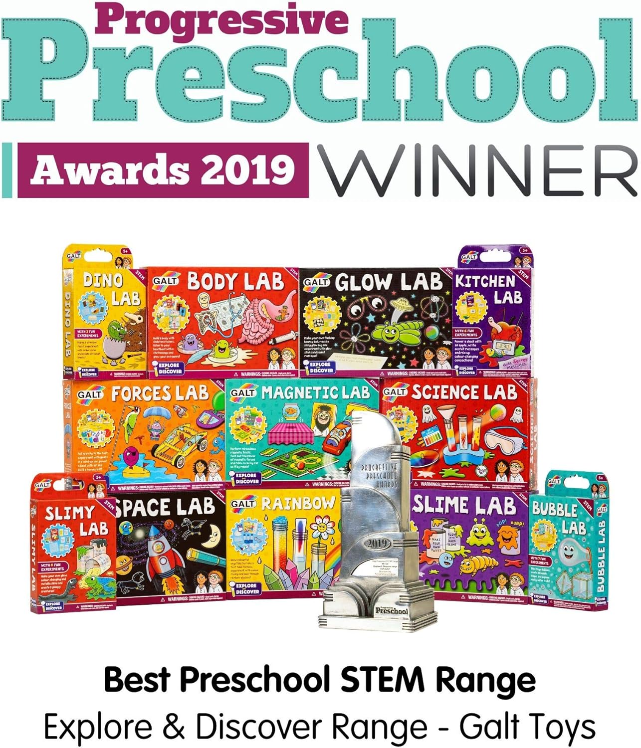 Galt Toys Rainbow Lab Science Kit - STEM Experiments for Kids Ages 5-10 14