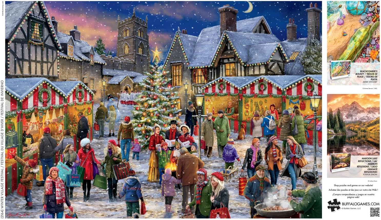 Buffalo Games - Winter Village Festival - 2000 Piece Jigsaw Puzzle 10