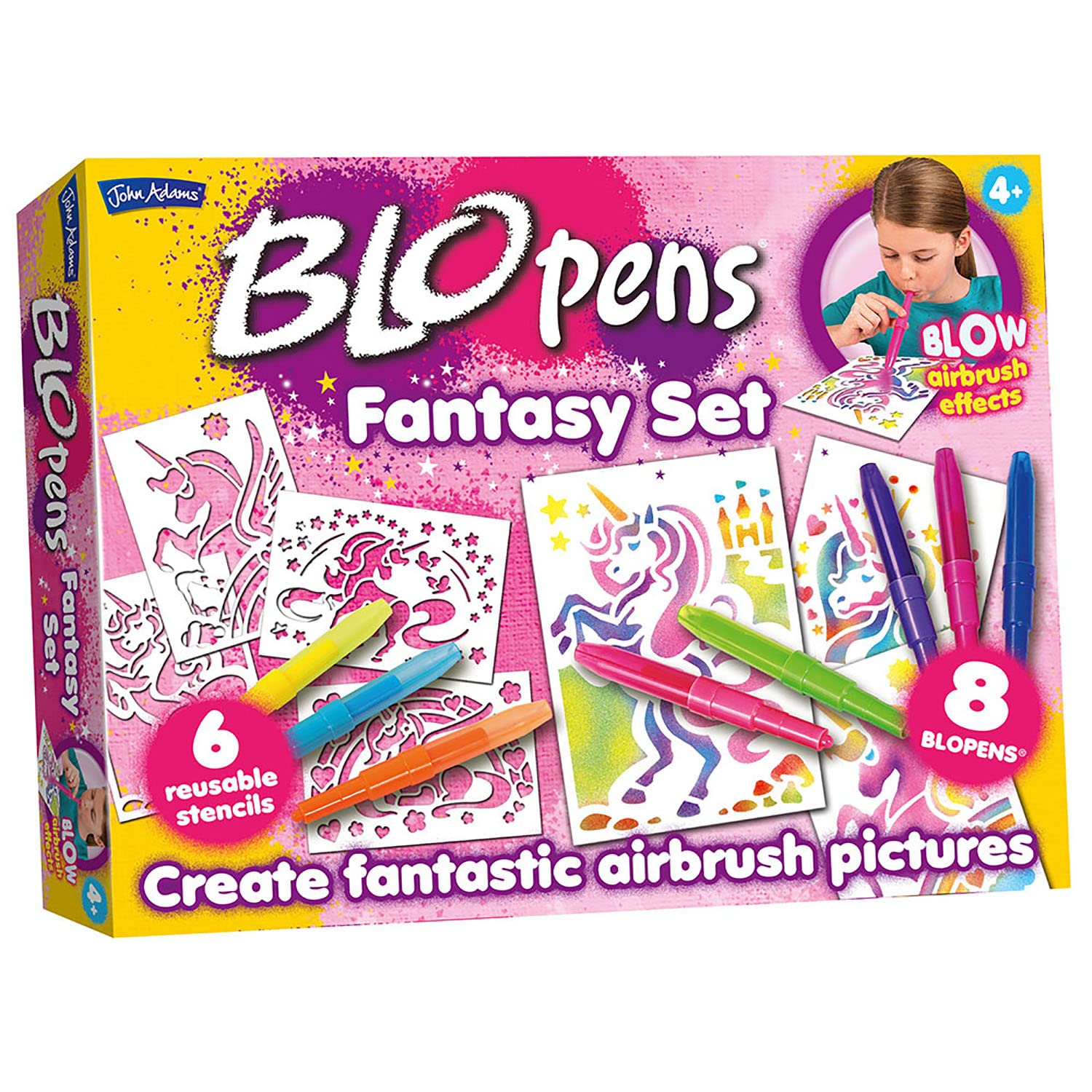 BLOPENS® Fantasy Activity Set - Airbrush Coloring for Kids Ages 4+ 1