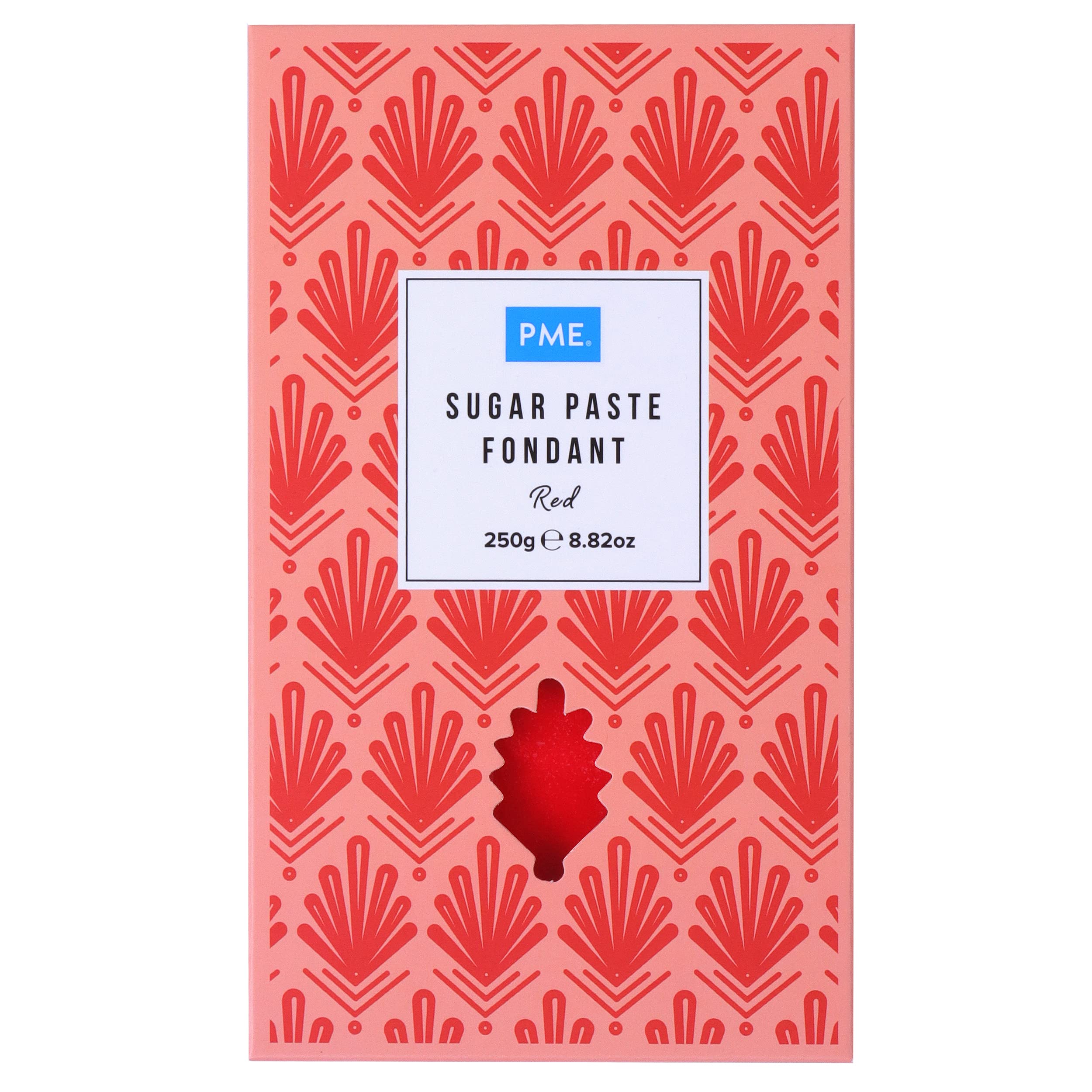 PME Red Sugar Paste Fondant - 250g | Thermo-Tech Feature | Smooth Finish 1