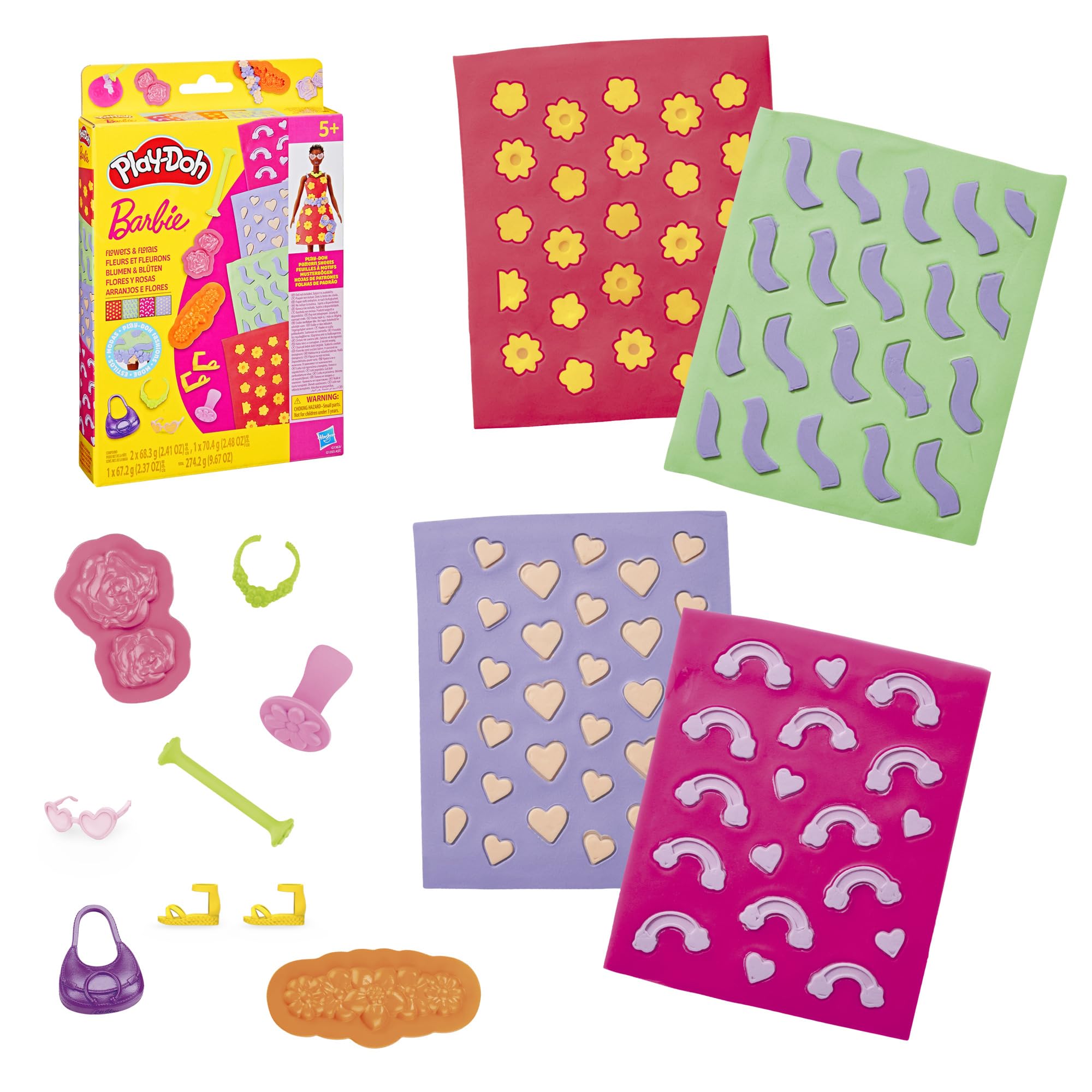 Play-Doh Barbie Flowers and Florals Accessory Pack - Ages 5+