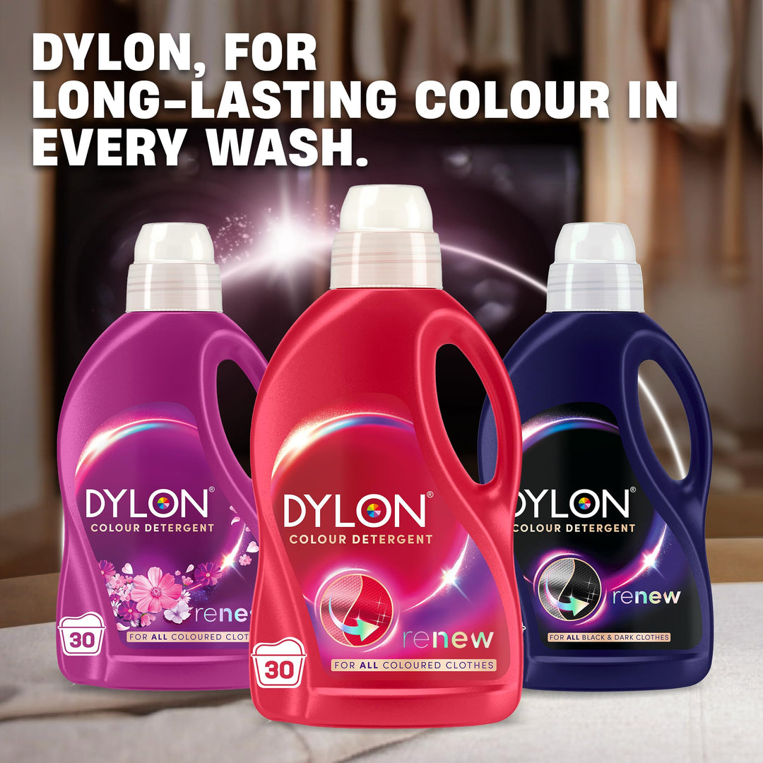 Dylon - Colour Laundry Detergent (30 Wash Loads) Liquid for Coloured Clothes