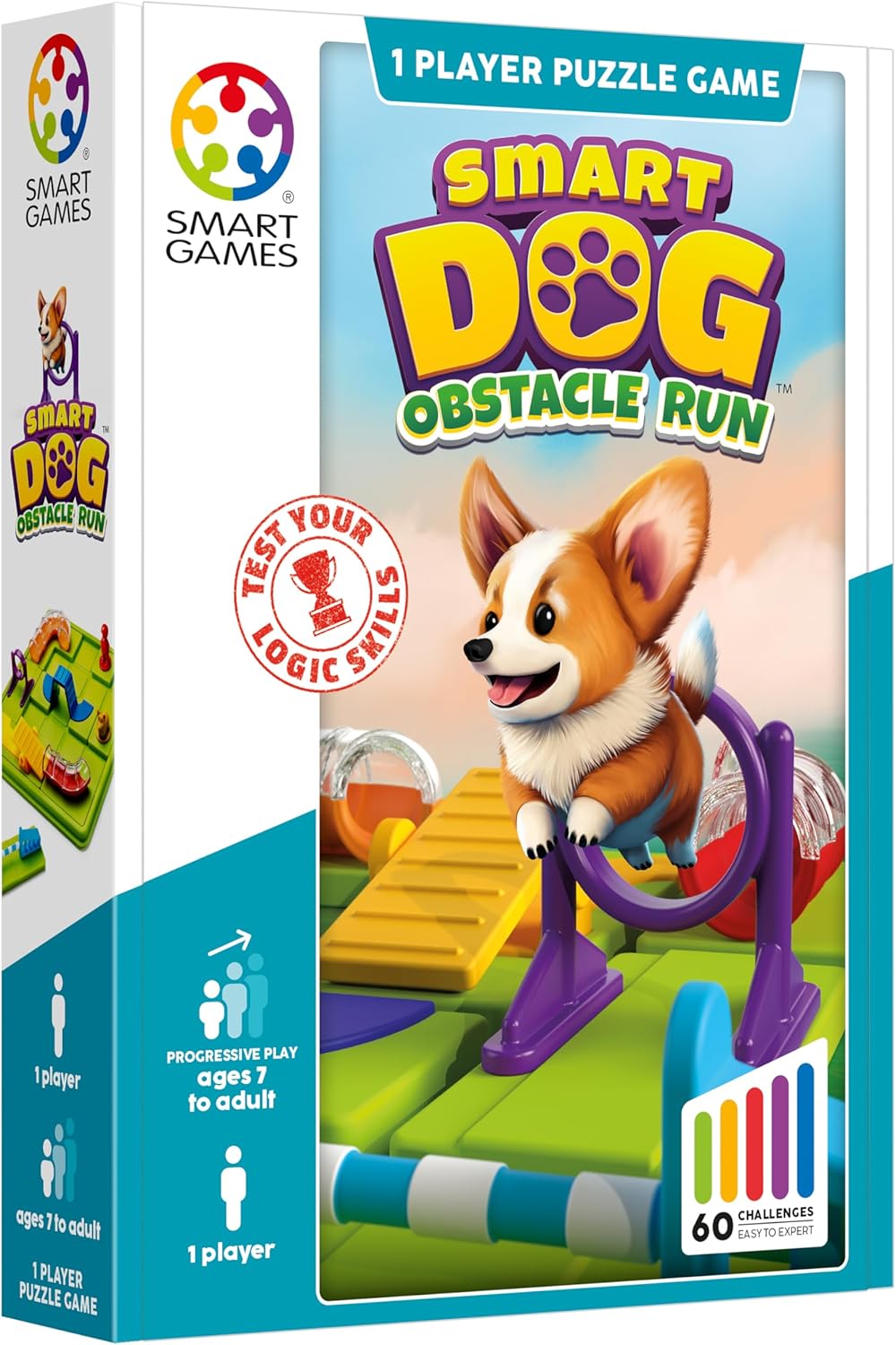 SmartGames Smart Dog Puzzle Game with 60 Challenges for Ages 7+ 1