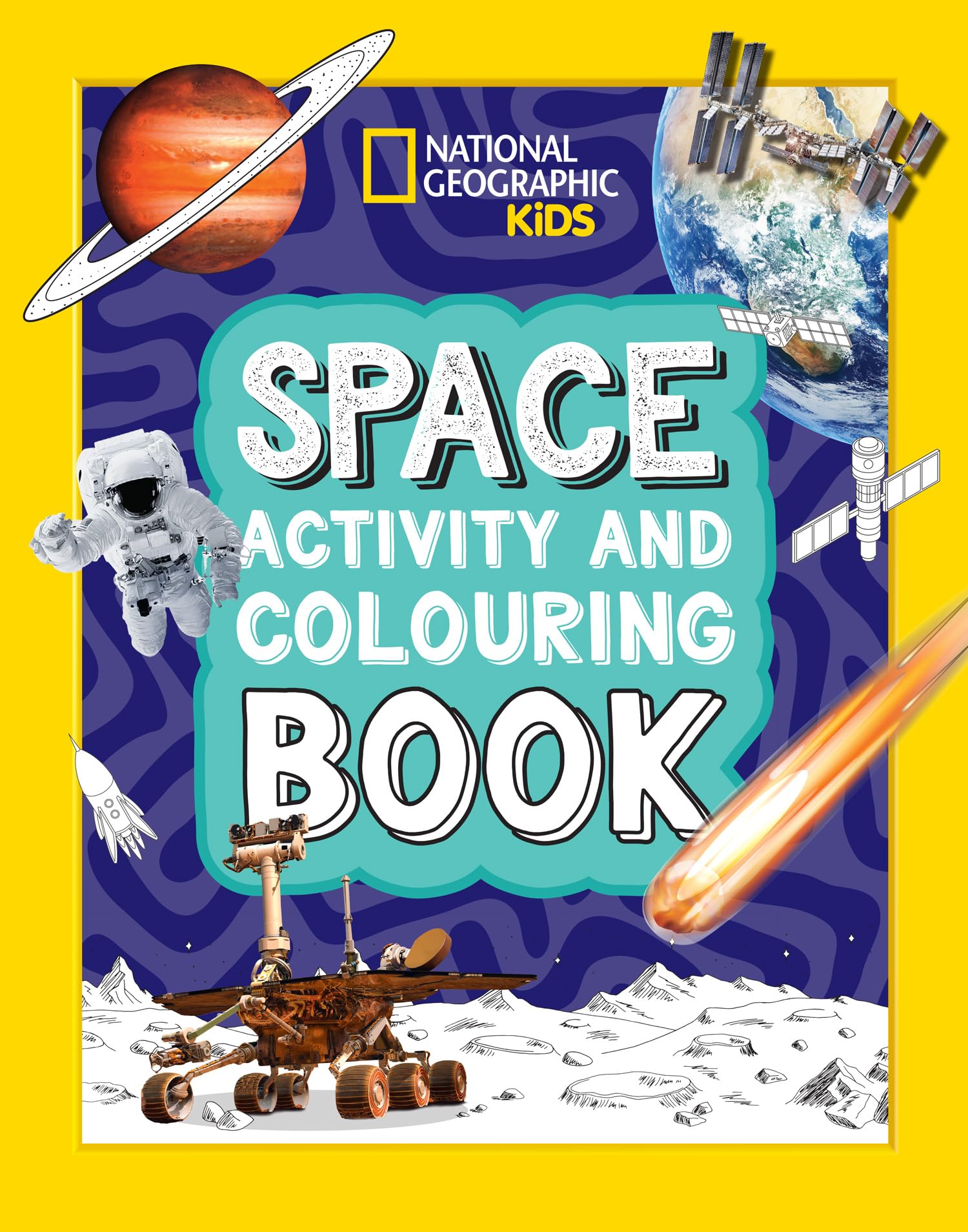 Collins Space Activity and Colouring Book (National Geographic Kids) | Ages 5-8 | Paperback 1