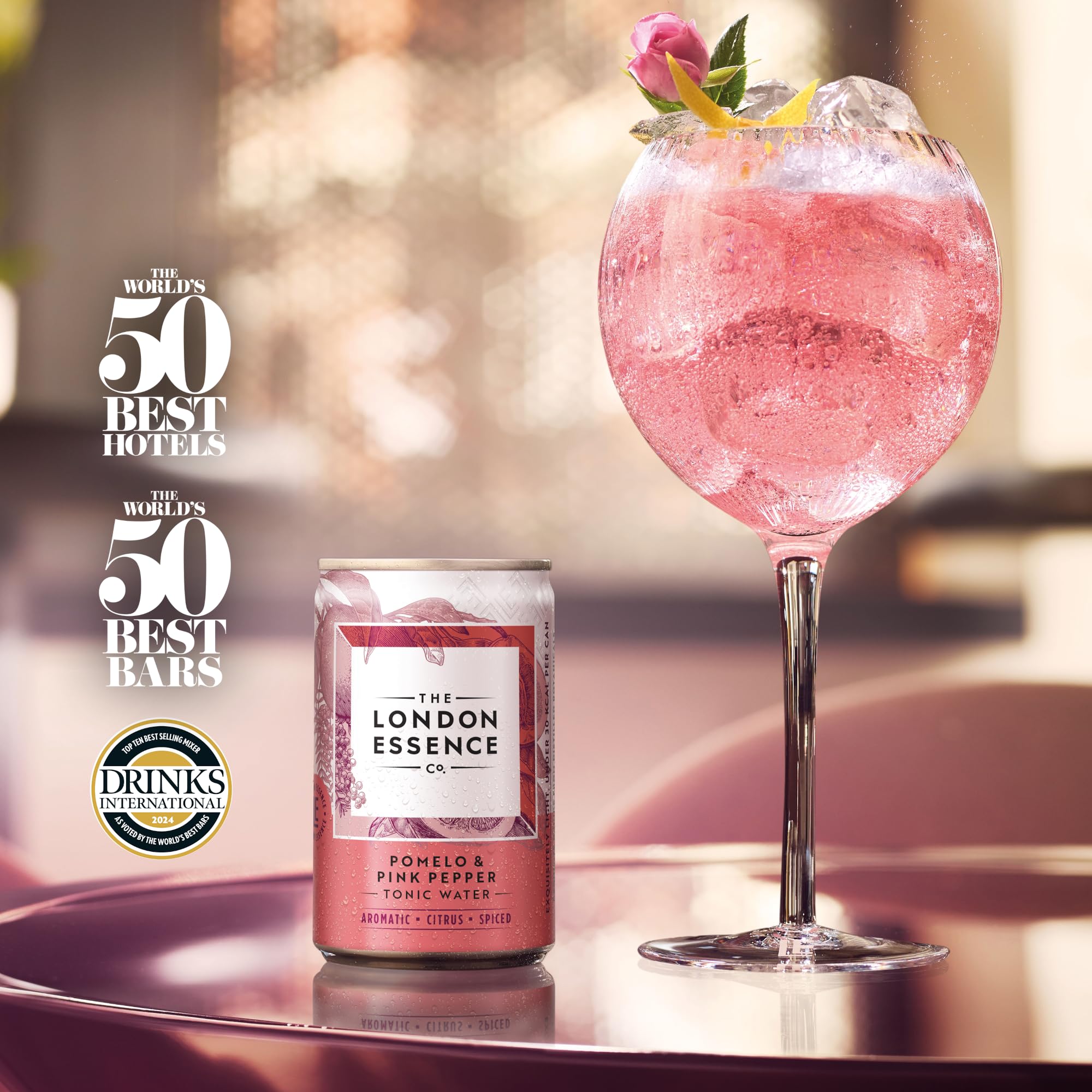 THE LONDON ESSENCE CO. Pomelo & Pink Pepper Tonic - Premium Cocktail Mixer 7