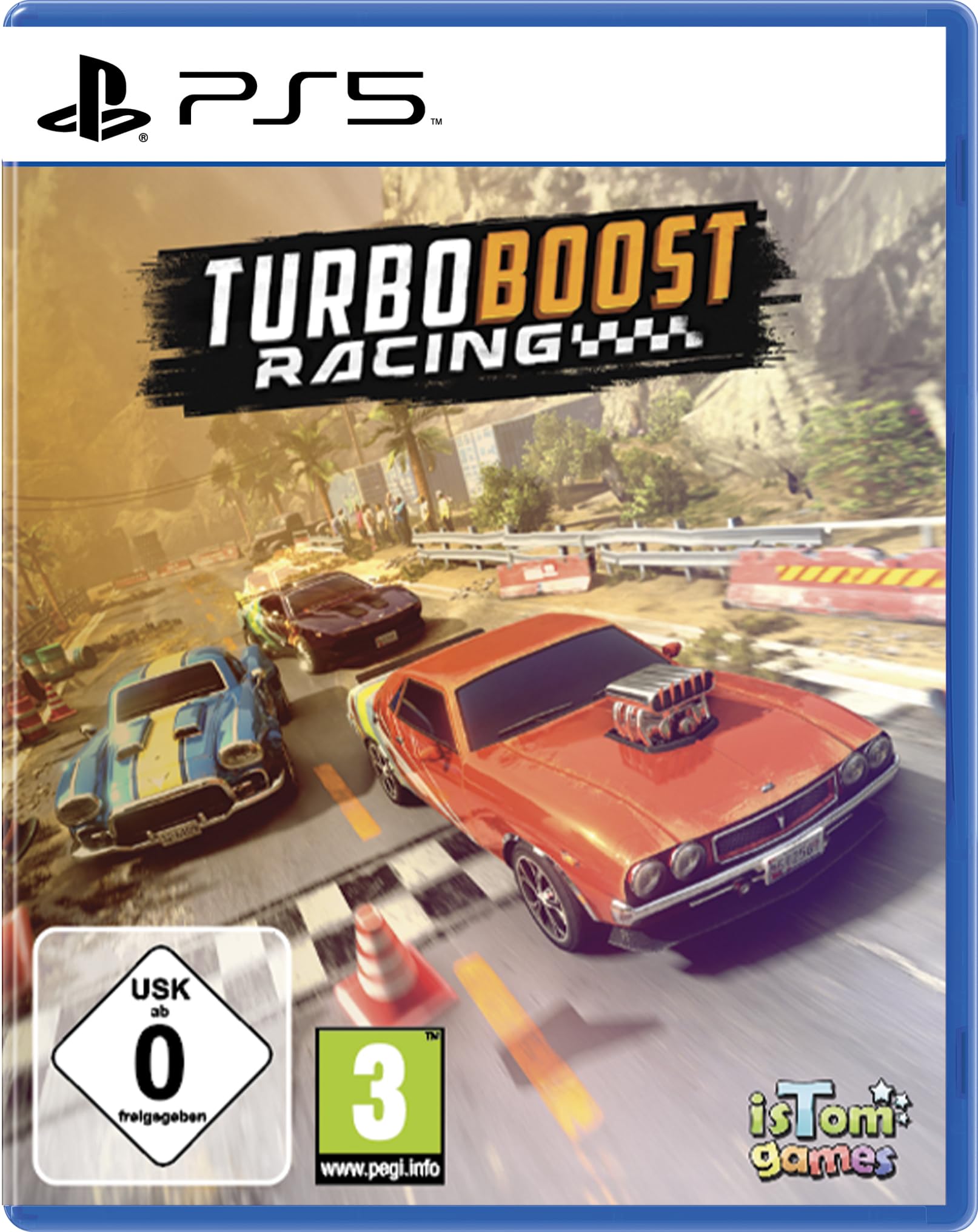 Turbo Boost Racing Kit - PlayStation 5 with Dual LED Racing Wheels 14