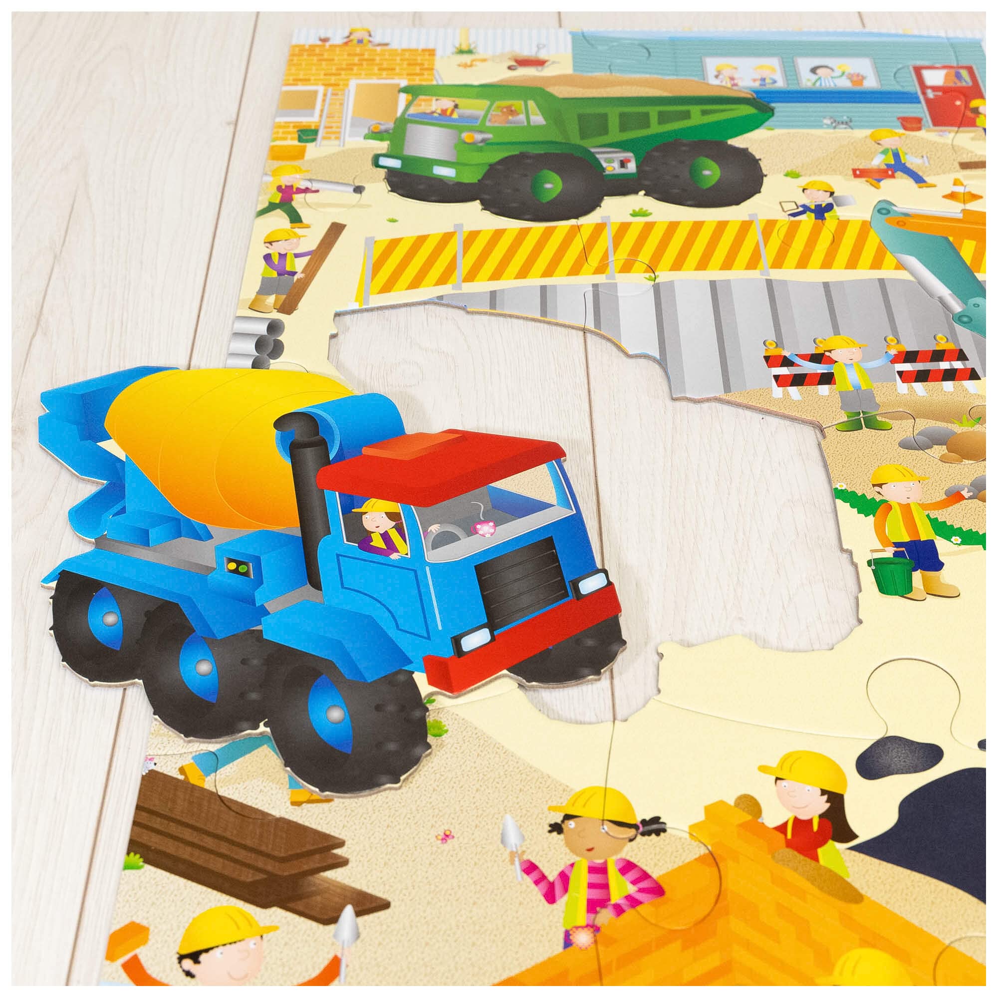 Galt Construction Site Giant Floor Puzzle - 30 Pieces, Ages 3+ 3