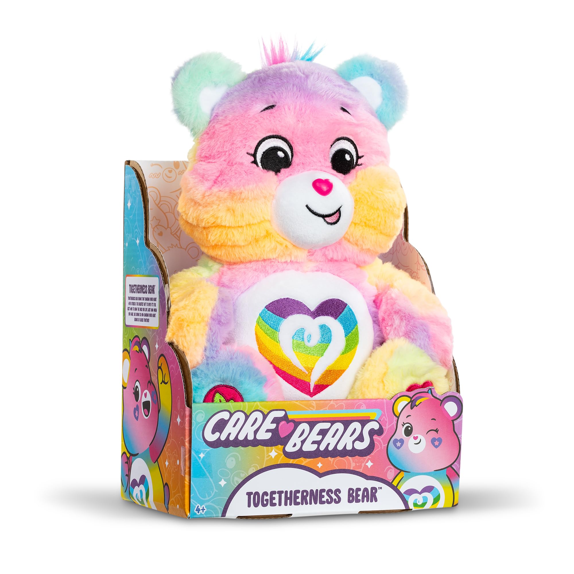Basic Fun Care Bears 35cm Colour Splash Plush – Togetherness Bear Eco-Friendly 9
