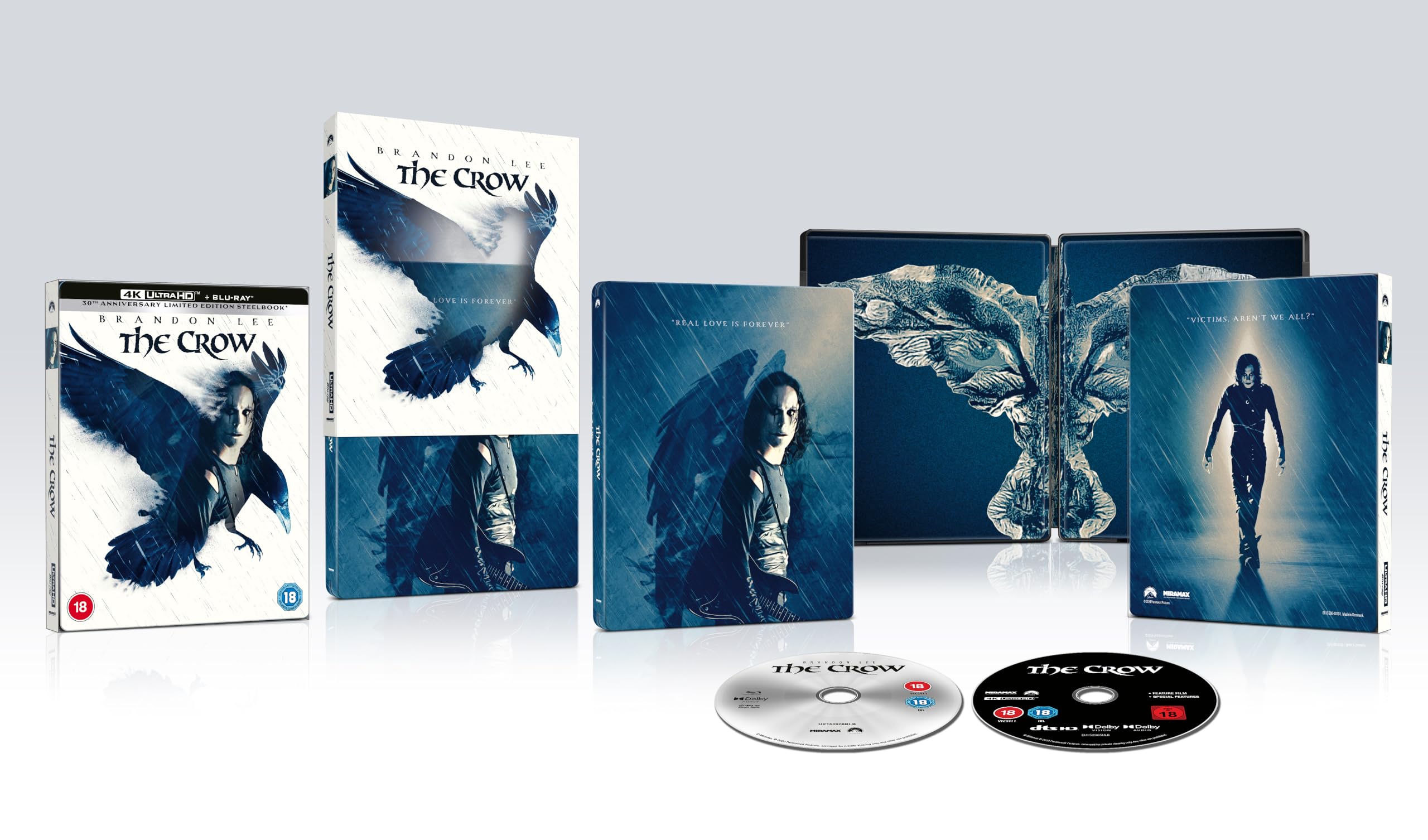 The Crow 4K UHD Steelbook [Blu-ray] [Region A & B & C] 1