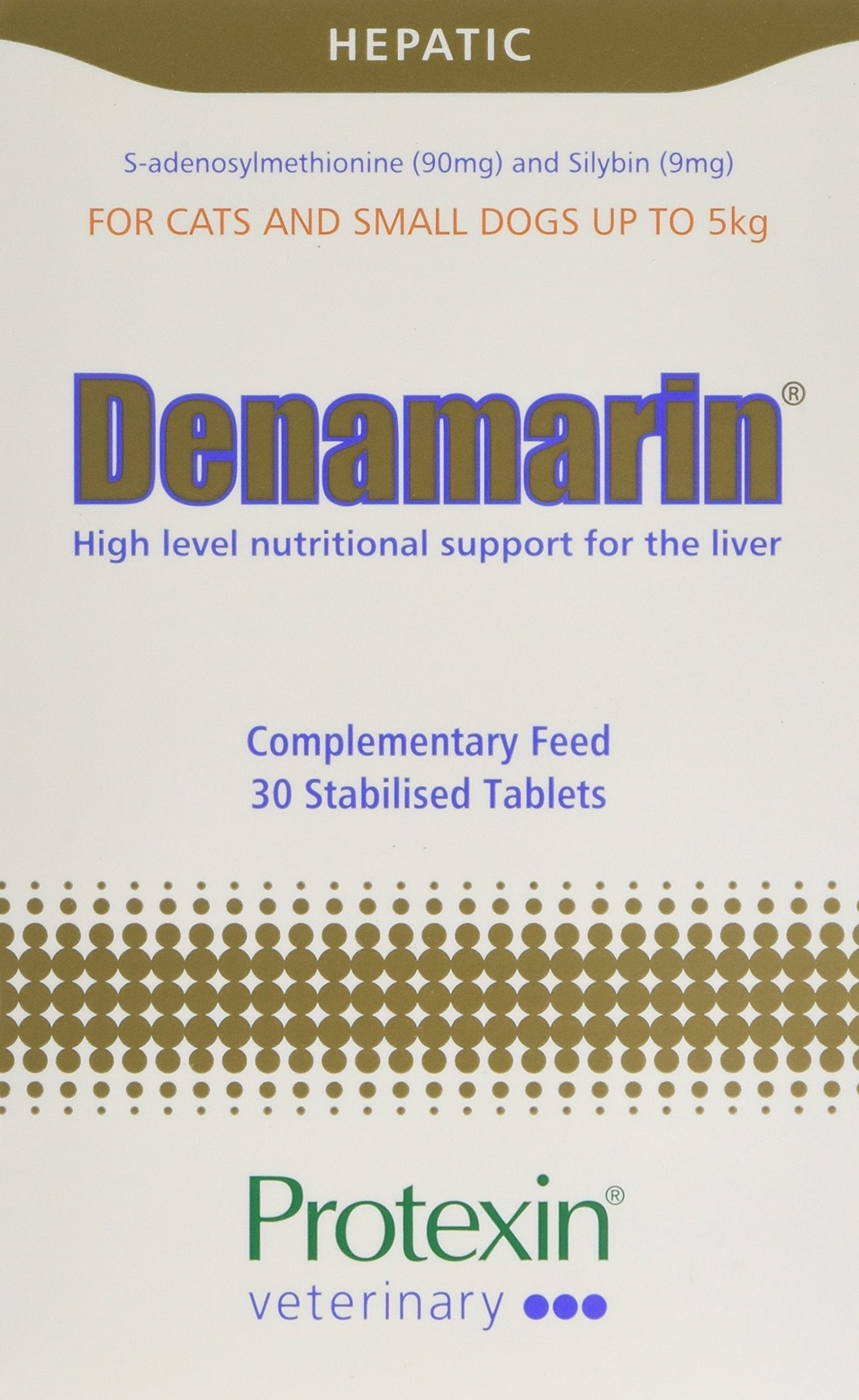Protexin Denamarin Liver Support Multivitamins for Cats & Small Dogs - 30 Tablets