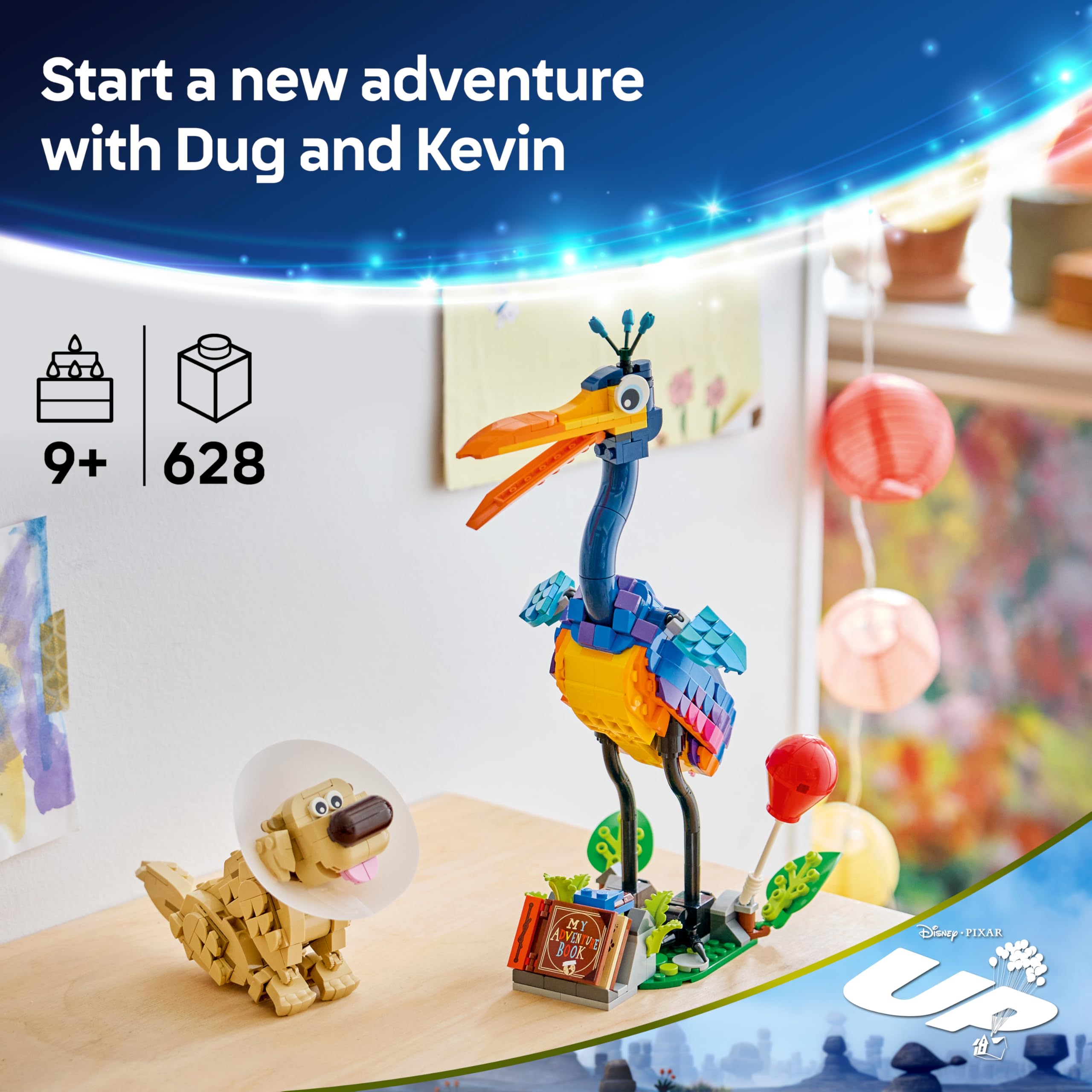 LEGO Disney Pixar Kevin & Dug Figures Building Set 43290 for Ages 9+ | Multicolor 3