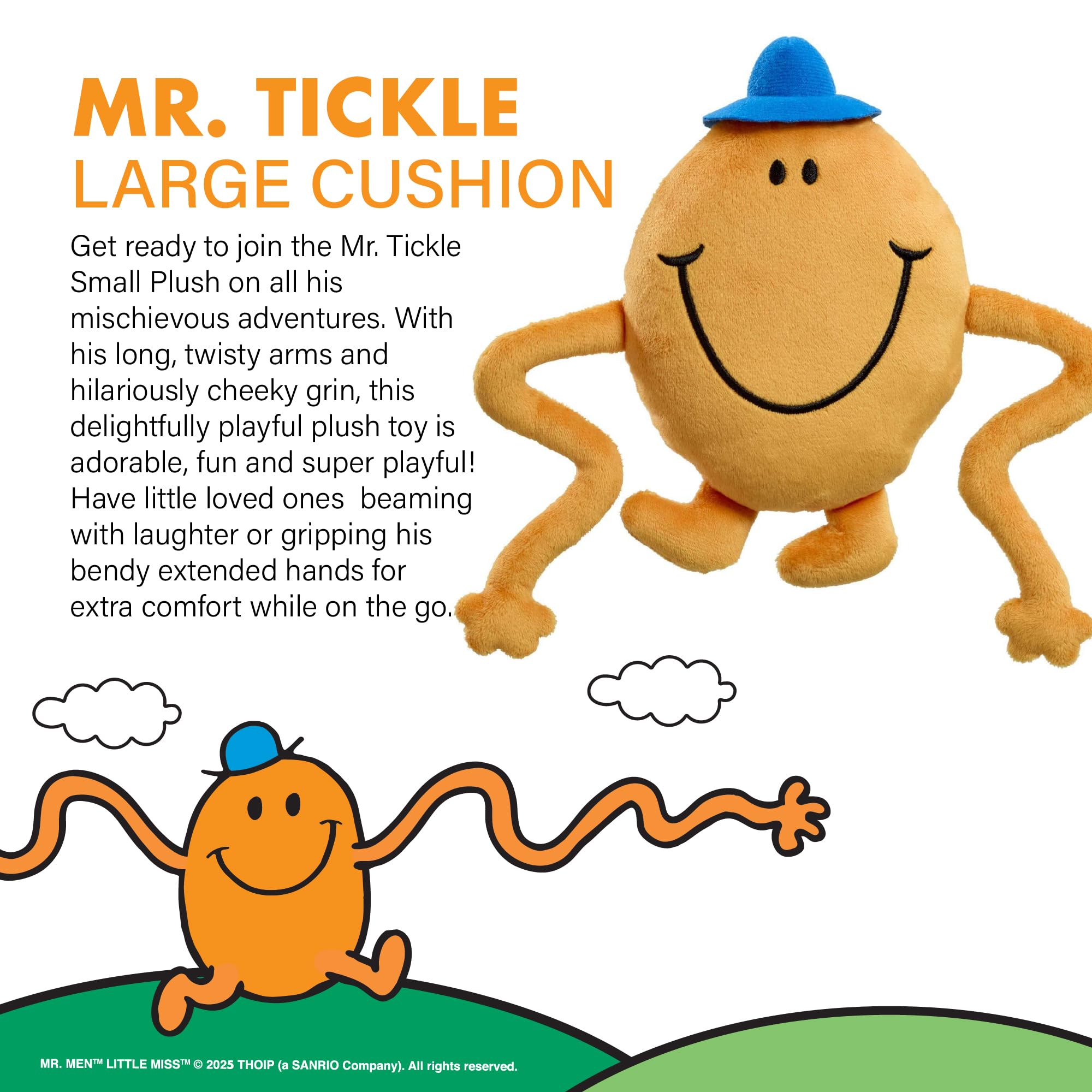 Rainbow Designs Mr Tickle Plush Toy - Bendable Arms | 18 cm x 20 cm x 5 cm | Unisex Children 2