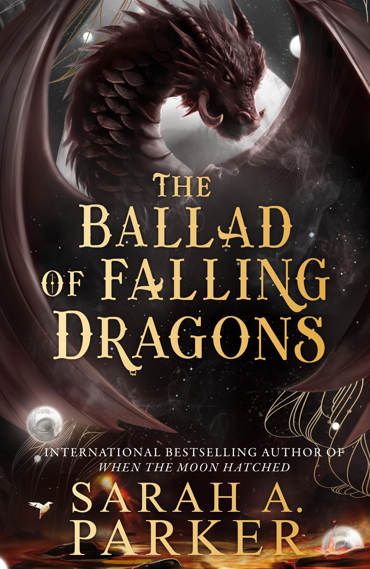 HarperVoyager The Ballad of Falling Dragons: The Epic Slow Burn Romance Fantasy Sequel (Moonfall Book 2) 1