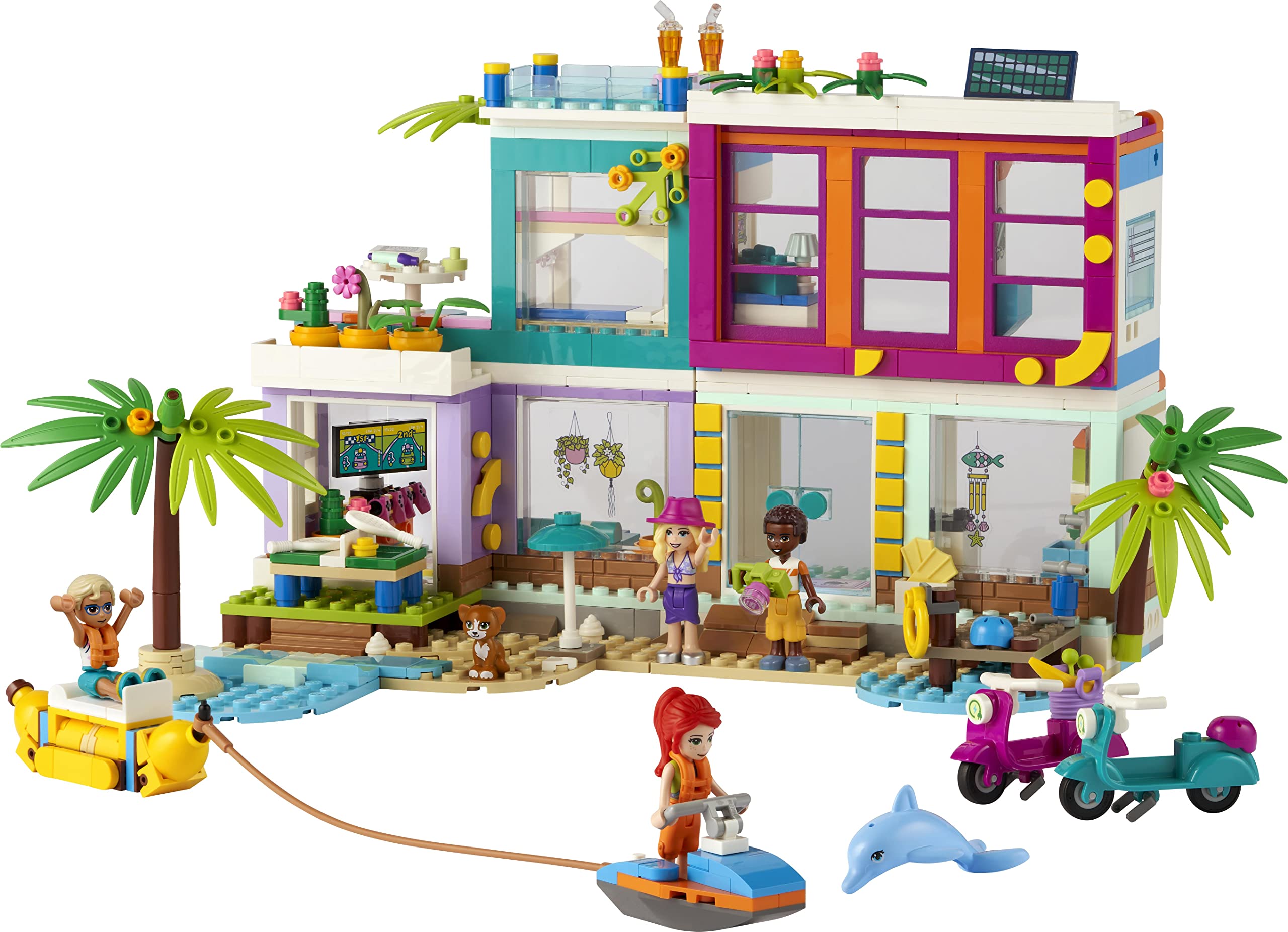 LEGO 41709 Friends Holiday Beach House Set - 686-Piece Building Playset for Ages 7+ 12