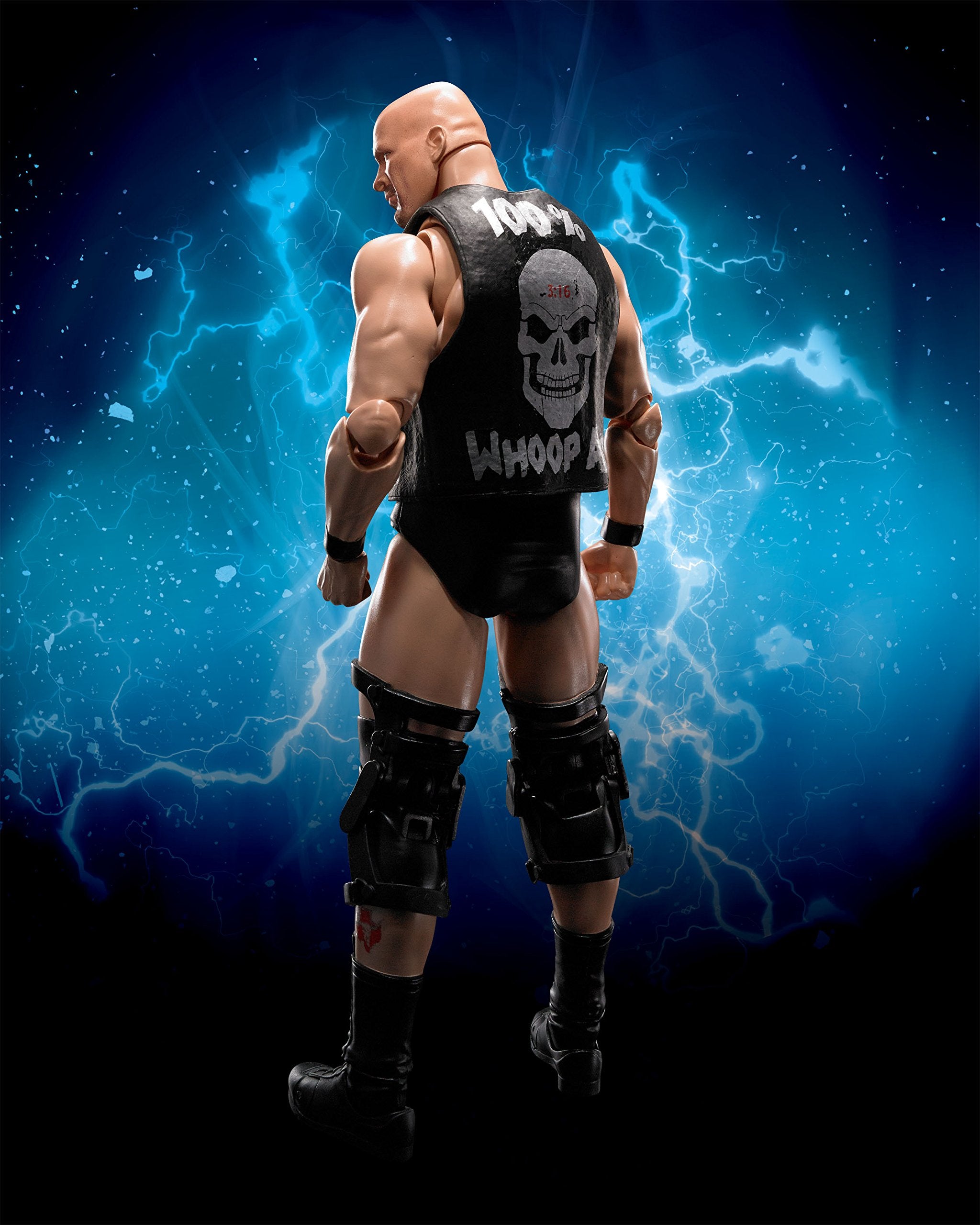 Tamashii Nations WWE Stone Cold Steve Austin SHFiguarts Actionfigur – vollbewegliches Sammlerstück für Kinder ab 14 Jahren