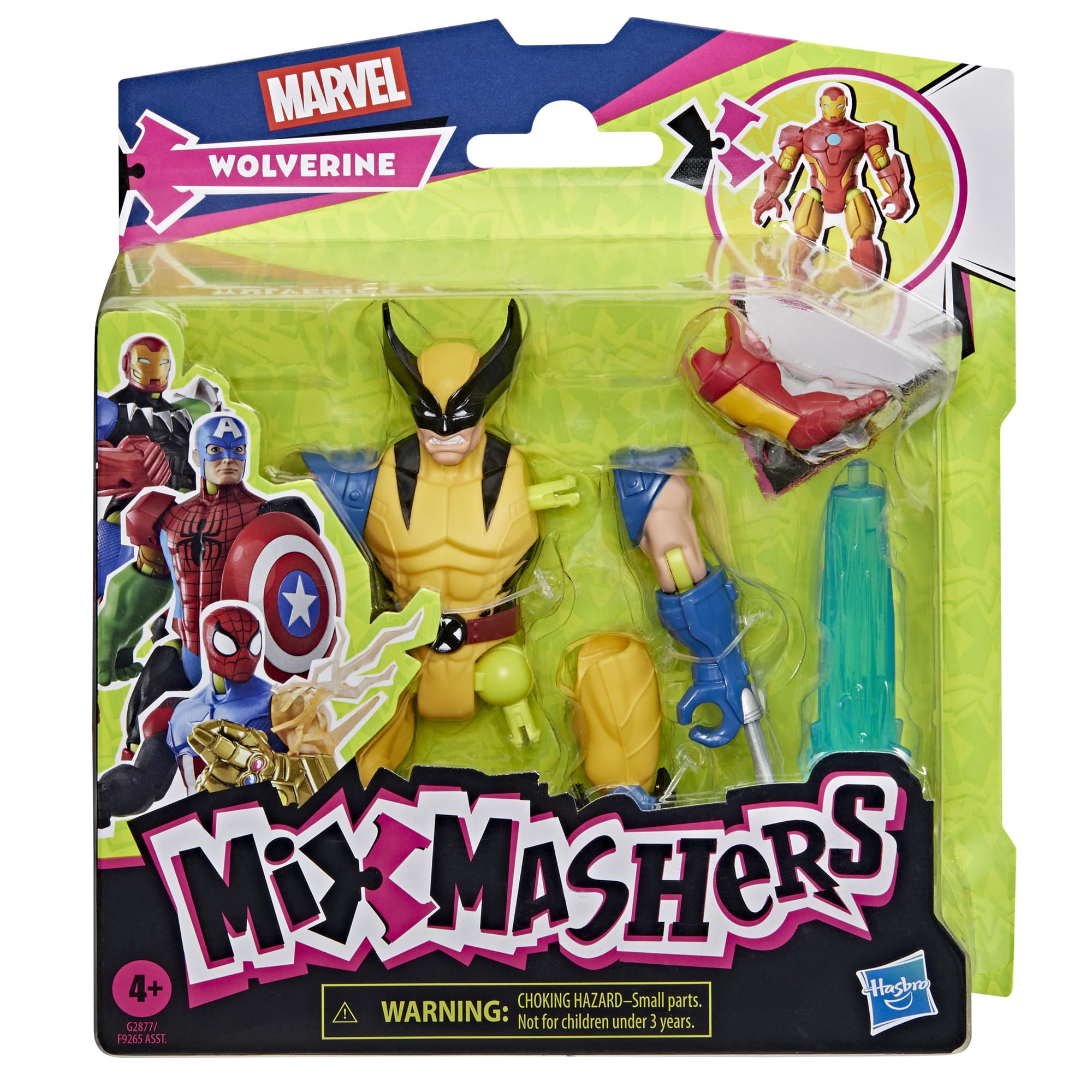 AVENGERS MixMashers Marvel Wolverine Custom Action Figure - 12 cm Scale | Interchangeable Parts 2