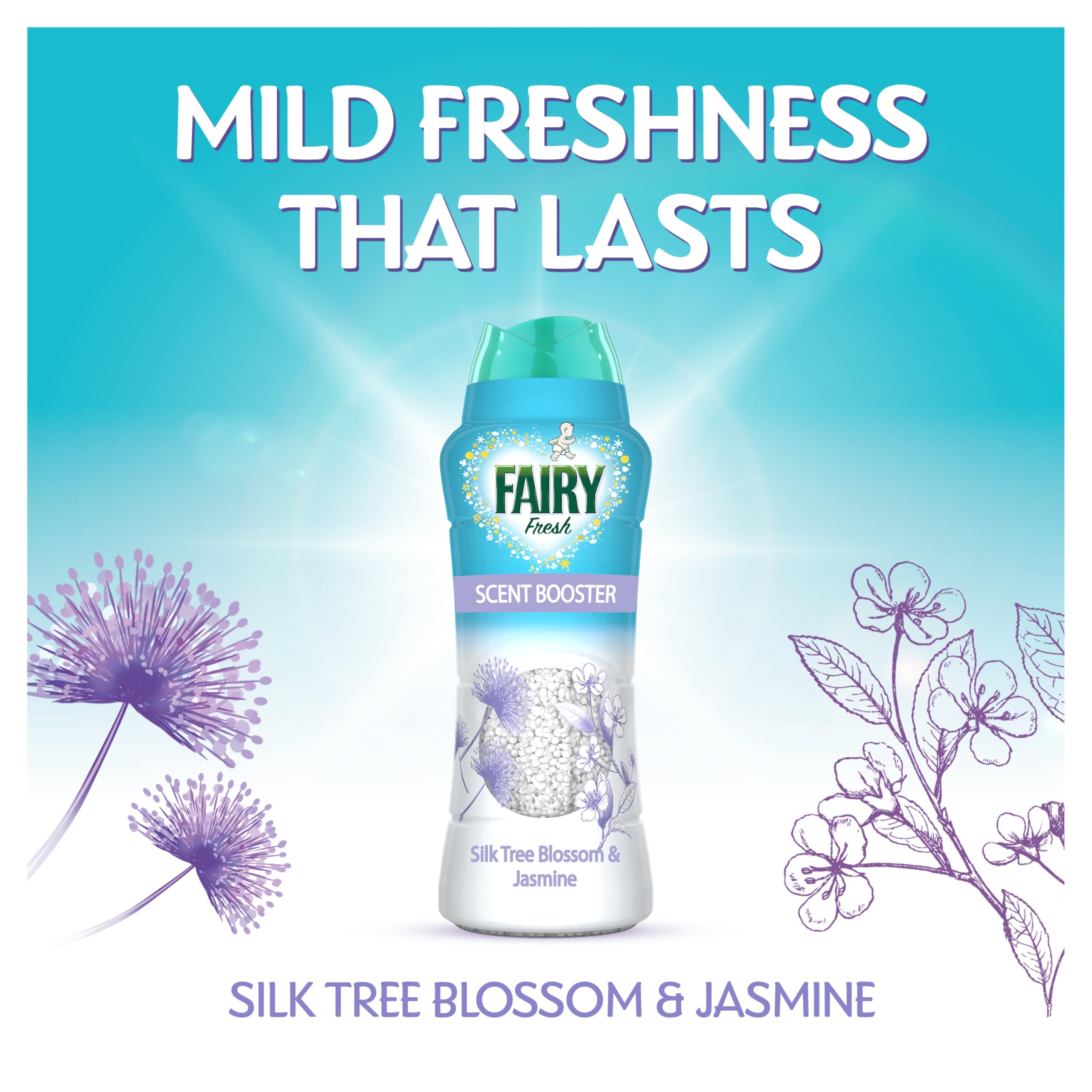 Fairy Non Bio - Silk Tree Blossom & Jasmine In-Wash Scent Booster (735g) 5