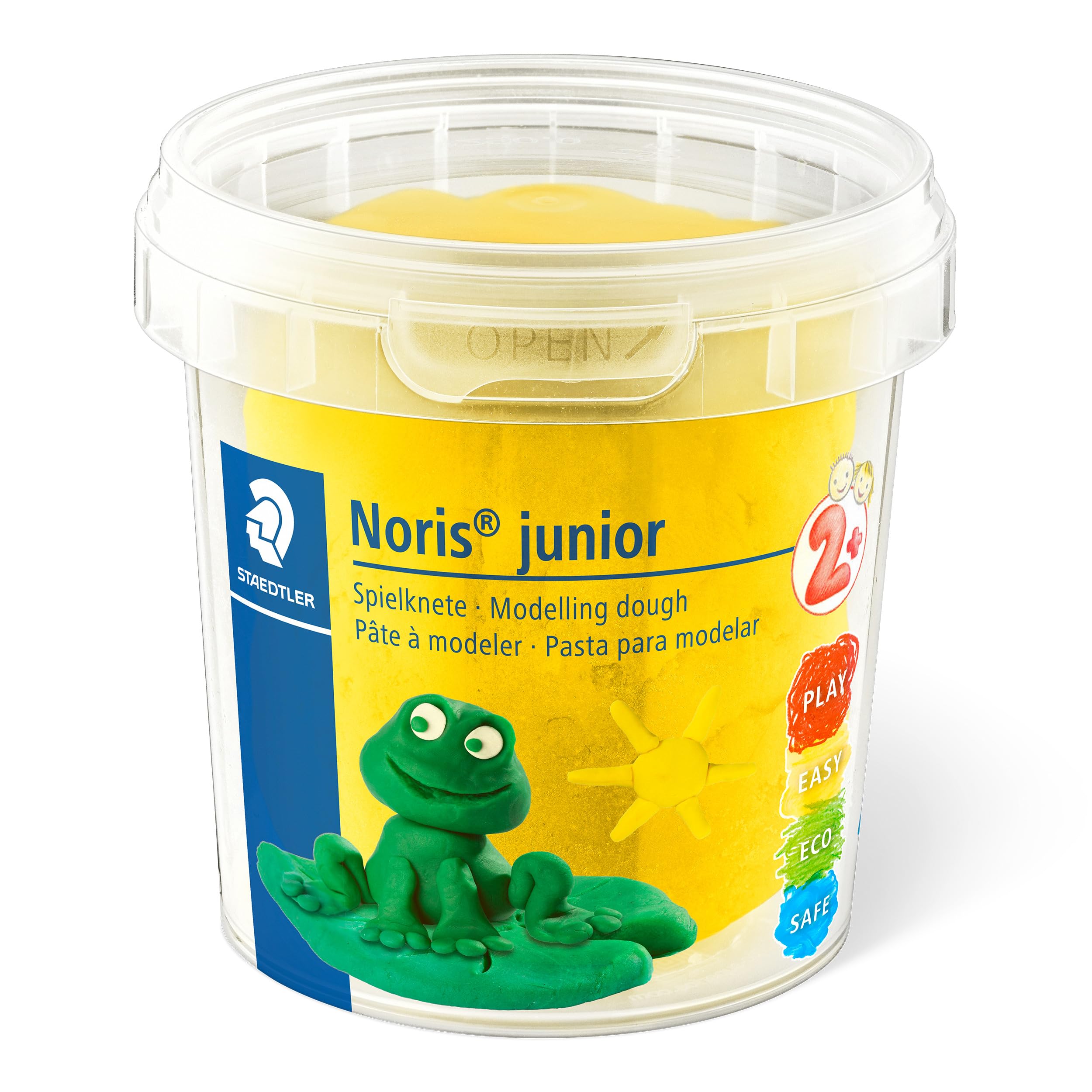 STAEDTLER Noris Junior Modelling Dough - 4 Assorted Colours Set | Non-Toxic for Toddlers 4