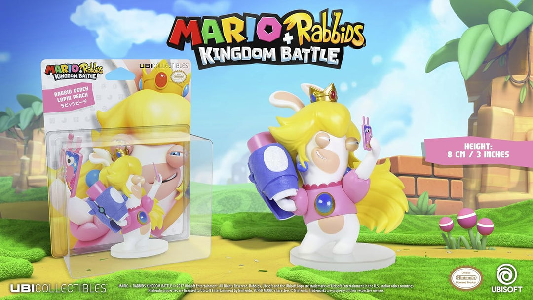 Ubicollectibles Mario + Rabbids Kingdom Battle - Rabbid Peach 3" Figurine (UBI-001)