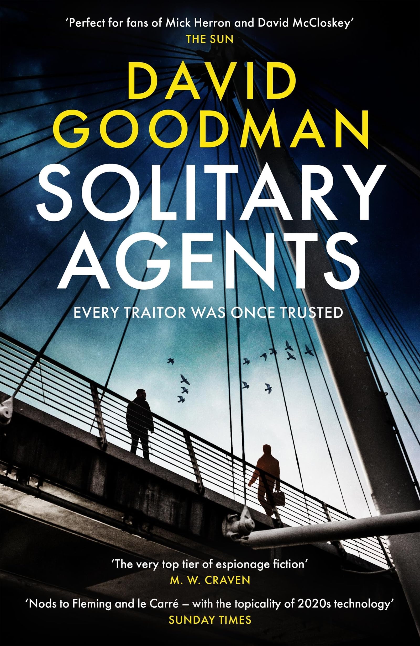 Headline Home Solitary Agents by David Goodman | Gripping Spy Thriller Hardcover