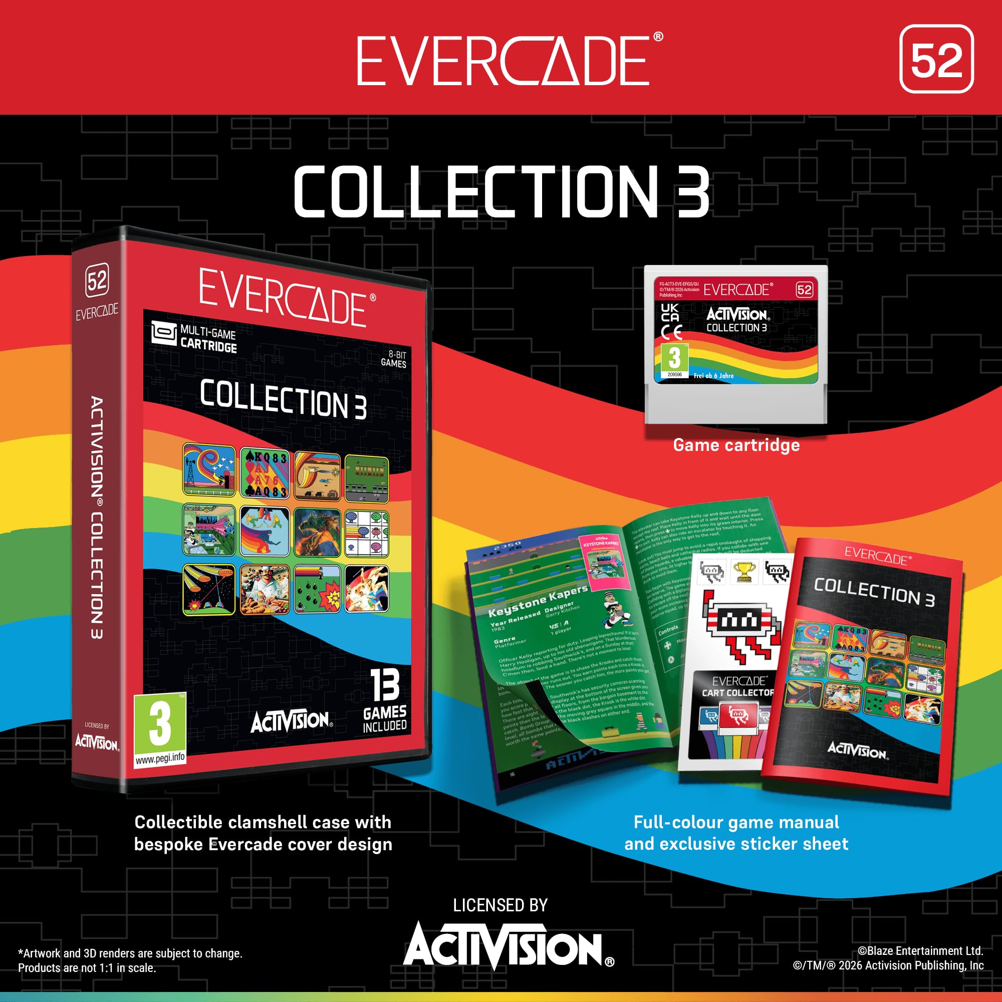 Blaze Entertainment Evercade Activision Collection 3 [Accessory] 2