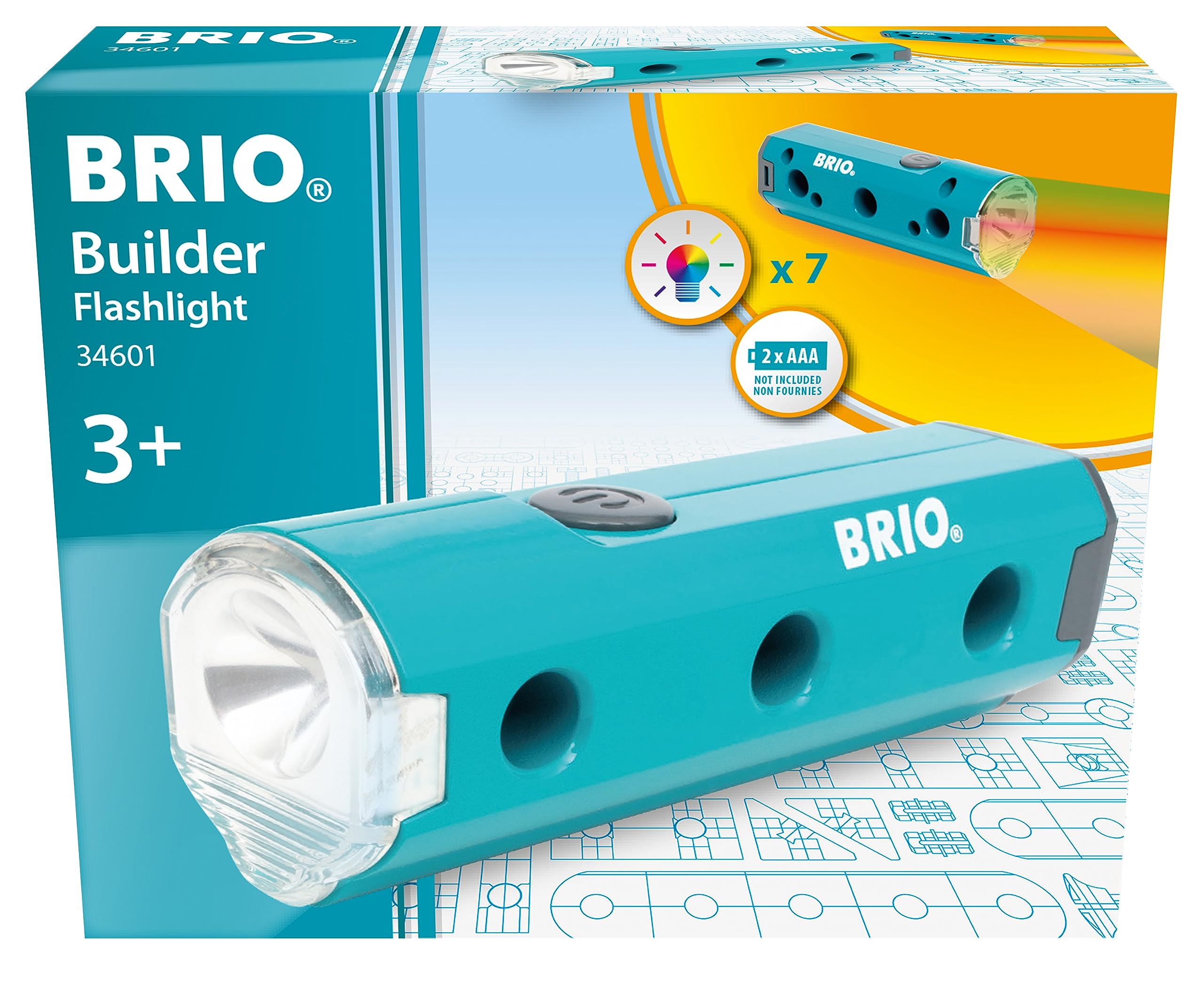 BRIO Builder Flashlight - Light-Up Building Toy for Kids 3+ 11