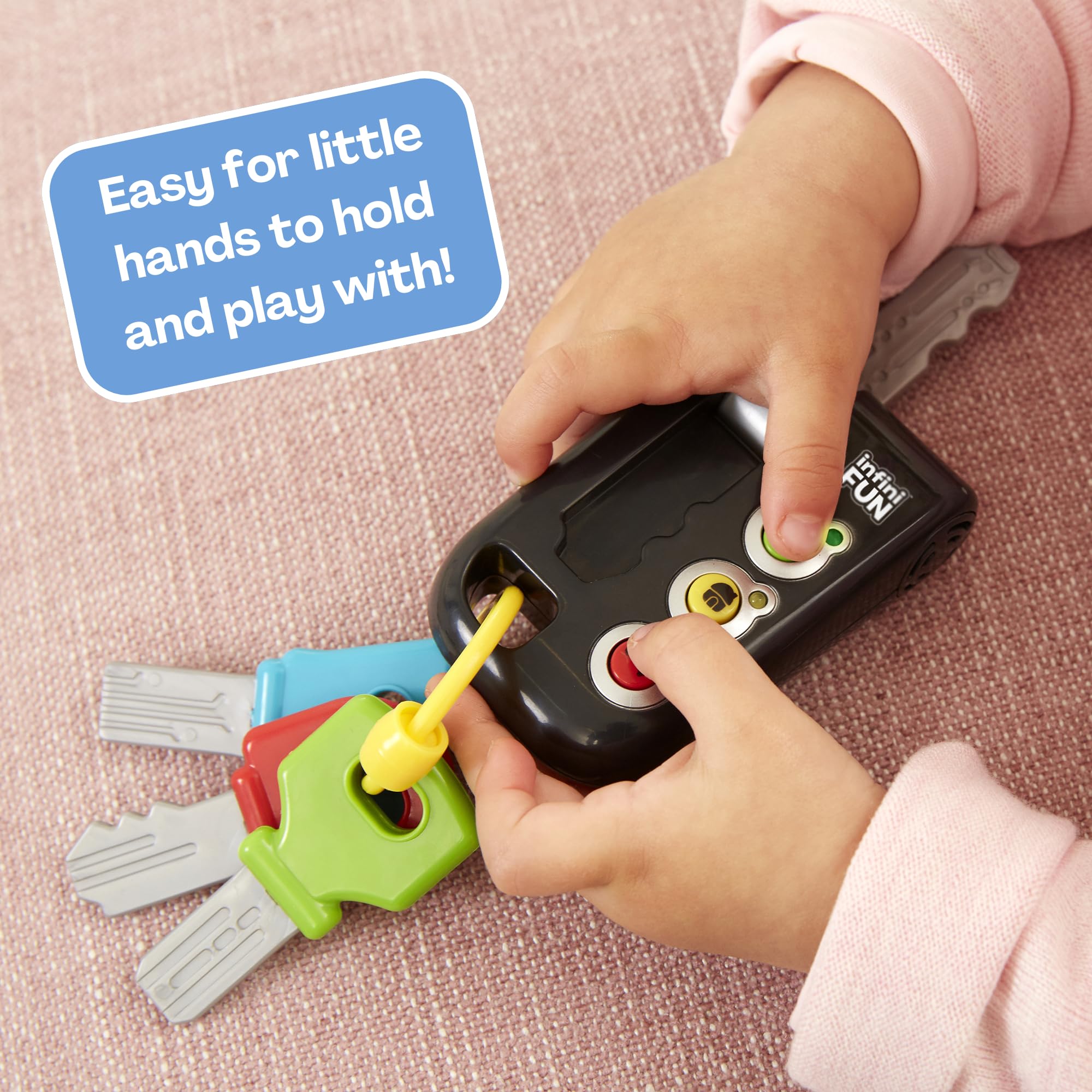 Infini Fun My First Keys Imitation Game - Electronic Toy Car Keys for Kids 18M+ 5