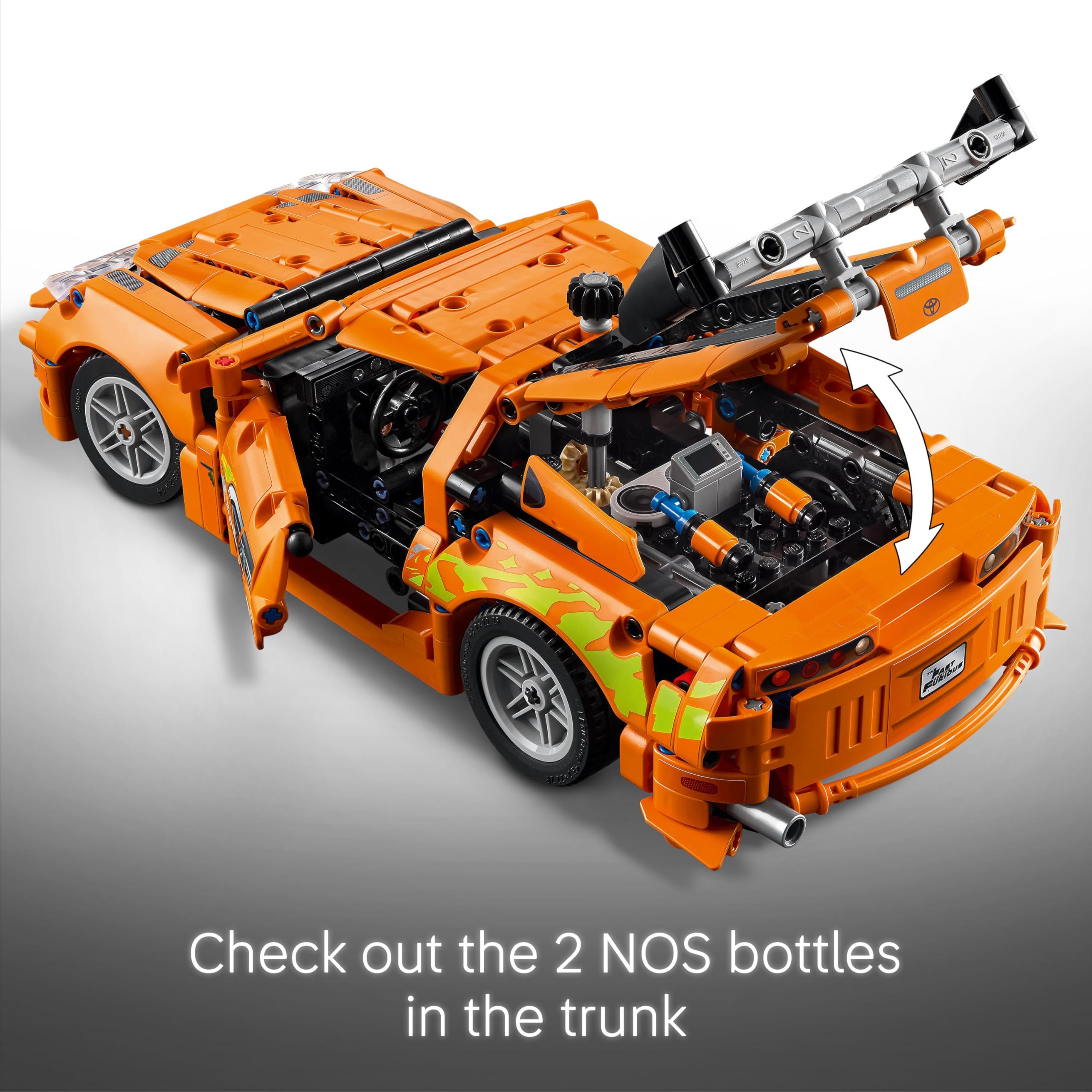 LEGO Technic Fast and Furious Toyota Supra MK4 Model Kit 42204 | 6-Cylinder Engine | Ages 9+ 5