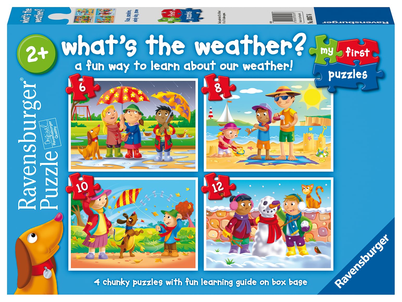 Ravensburger What's The Weather My First Jigsaw Puzzles for Kids 2 Years Up - 2, 3, 4 & 5 Pieces 1