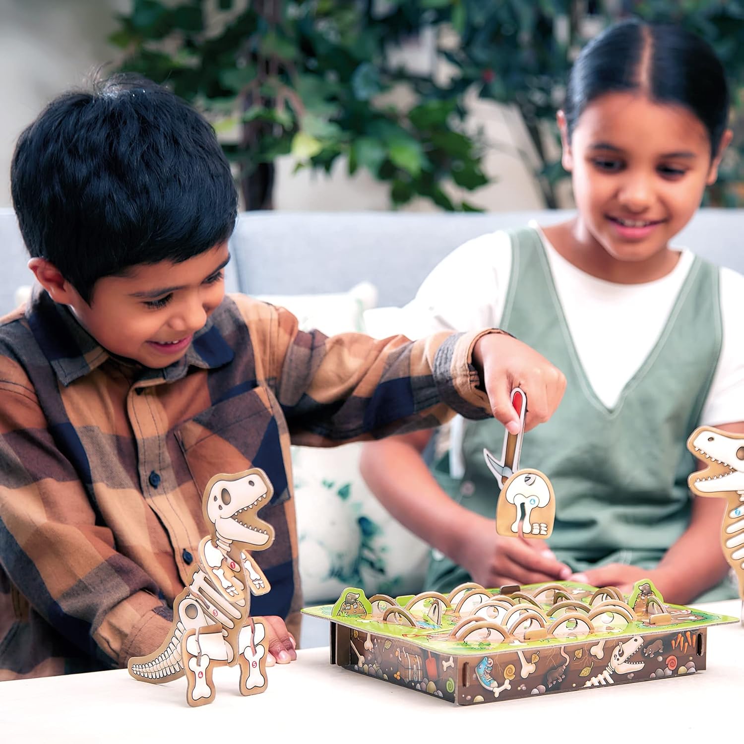 Orchard Toys Dinosaur Dig Game - 3D Memory Board Game for Kids 7