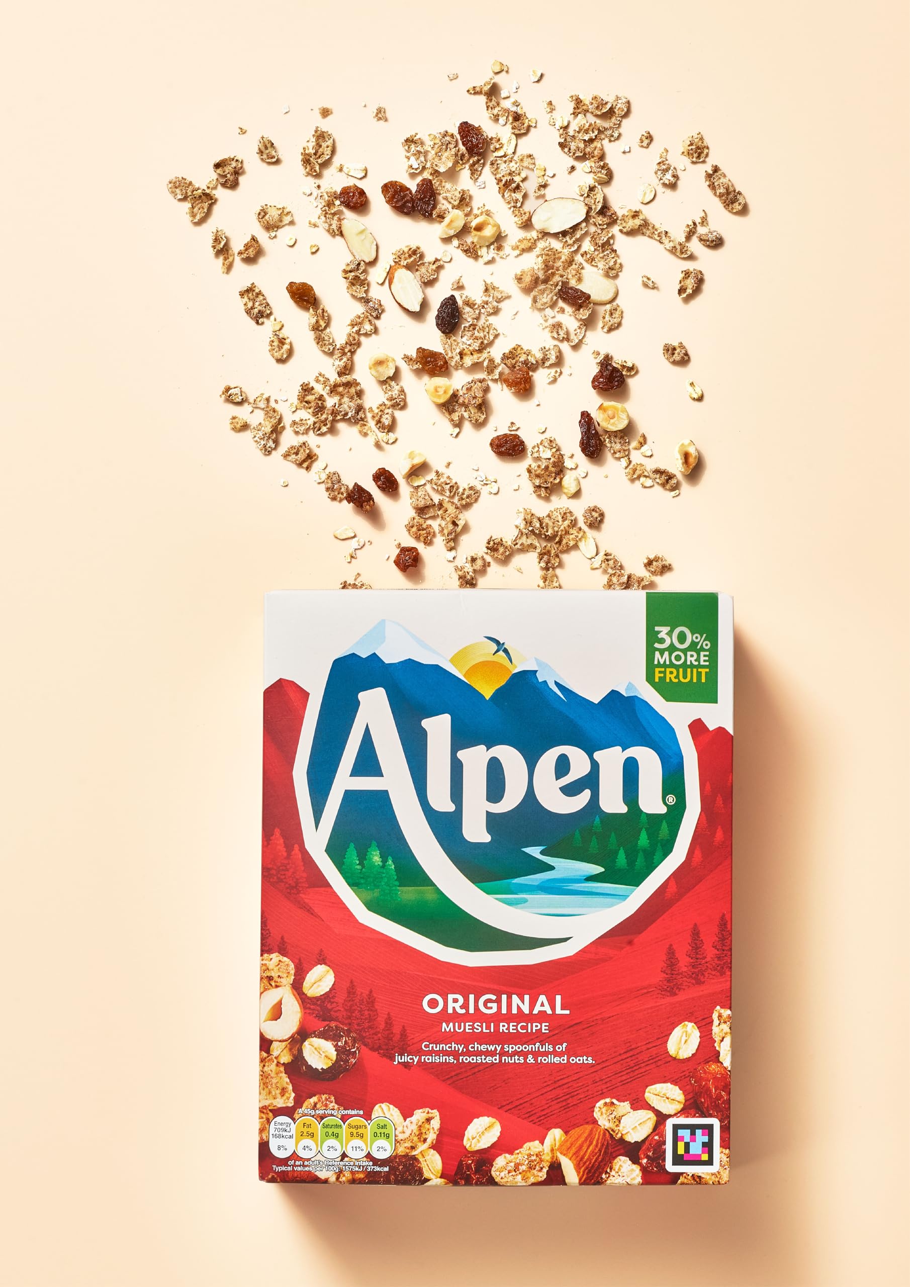 Alpen Original Muesli - High Fibre, Low Sugar, +30% More Fruit | 1.35 kg 4