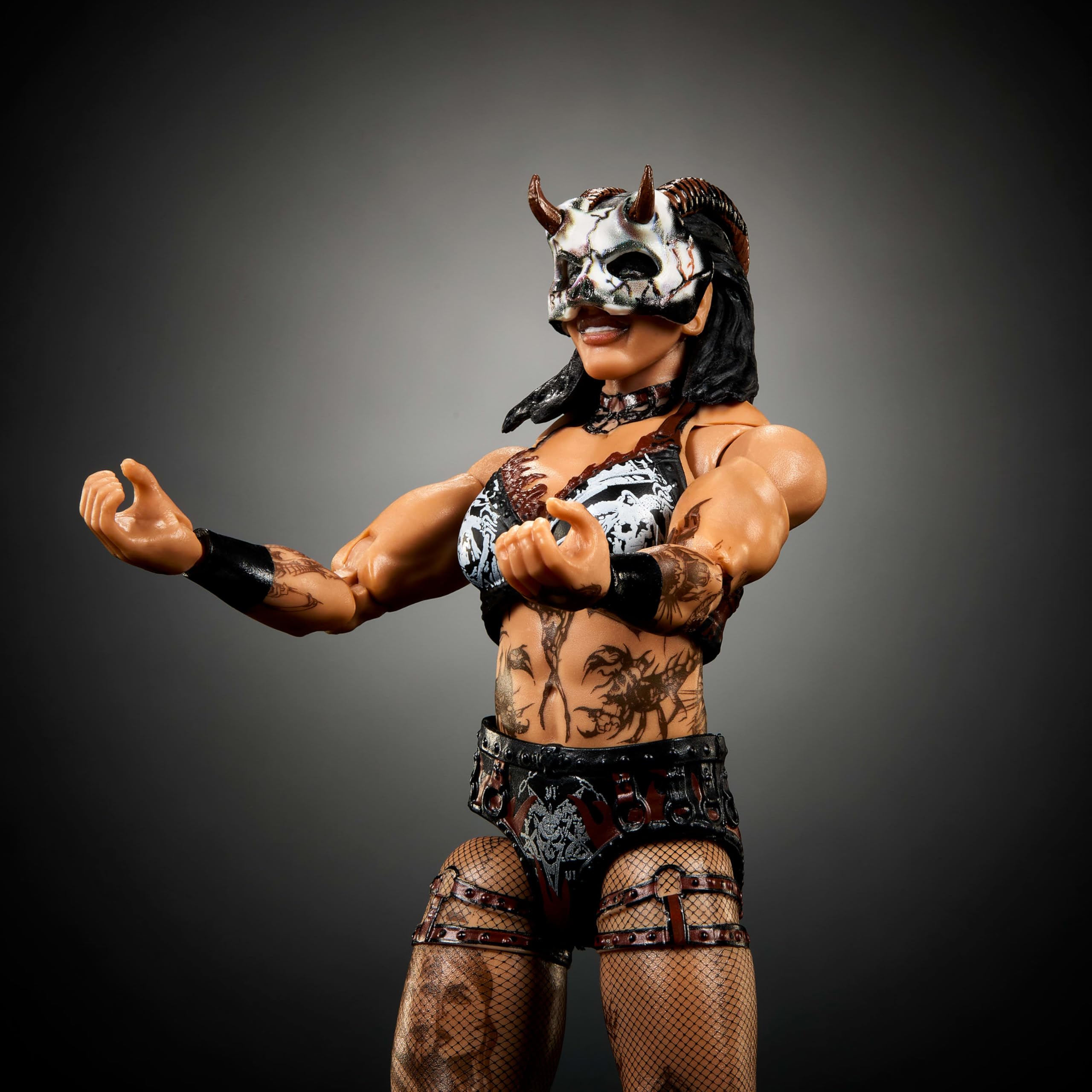 Mattel WWE Ultimate Edition Rhea Ripley Action Figure with Accessories | 6-Inch Scale | TrueFX 3