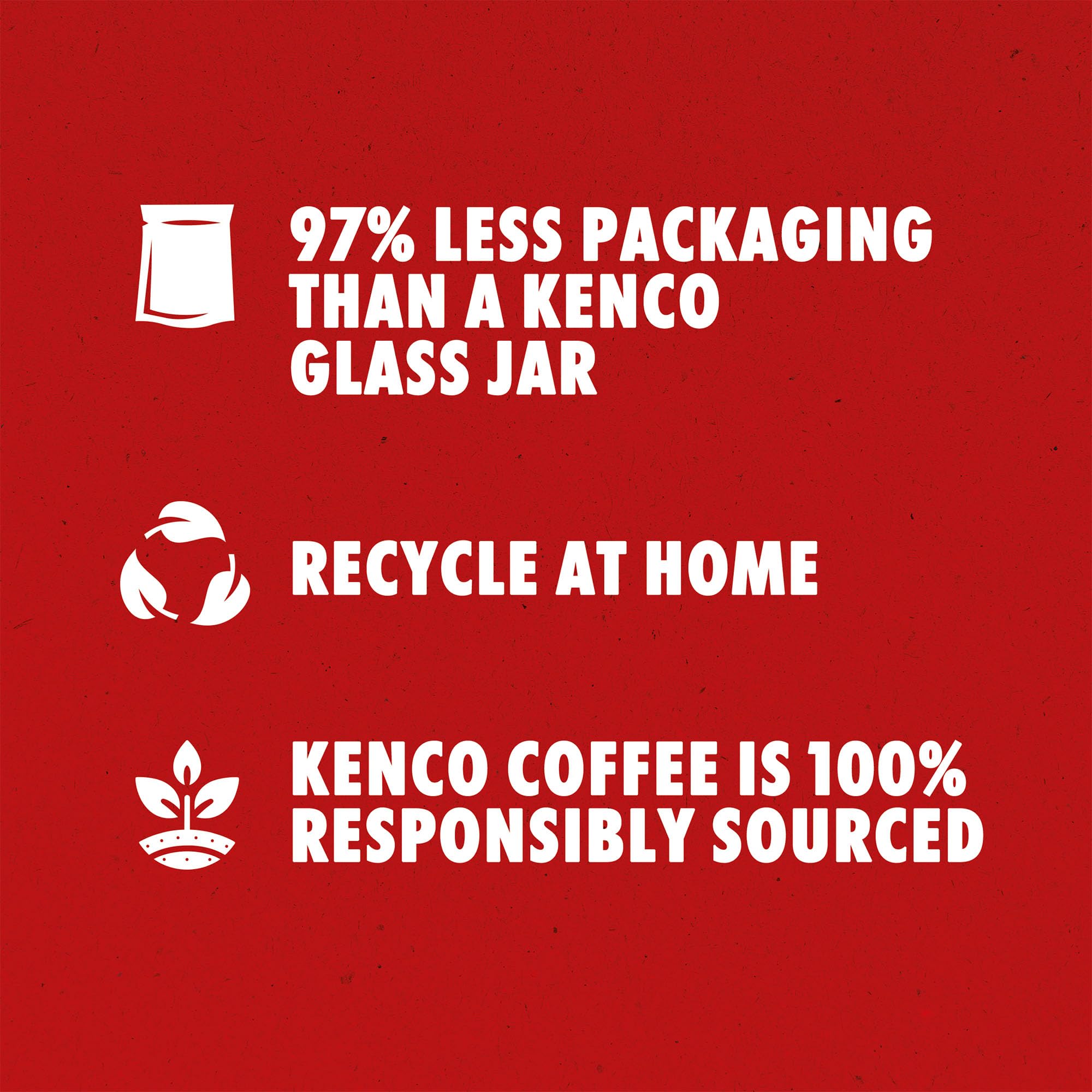 Kenco Decaff Instant Coffee Refill 150G x 5 (750g Total) 4