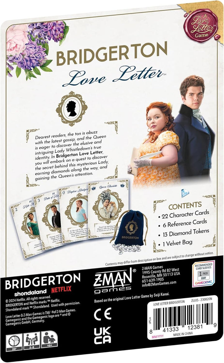 Z-Man Games Love Letter - Family Card Game (ZMGZLL05)