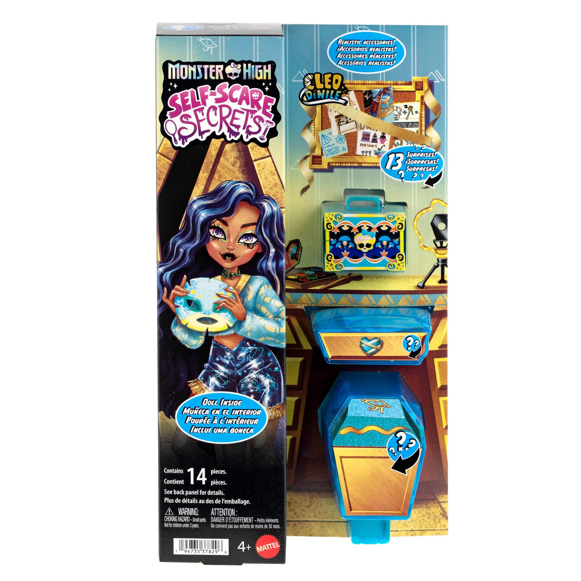 Monster High Self-Scare Secrets Cleo De Nile Doll and Accessories Set | Ages 4-10 | JMG74 6