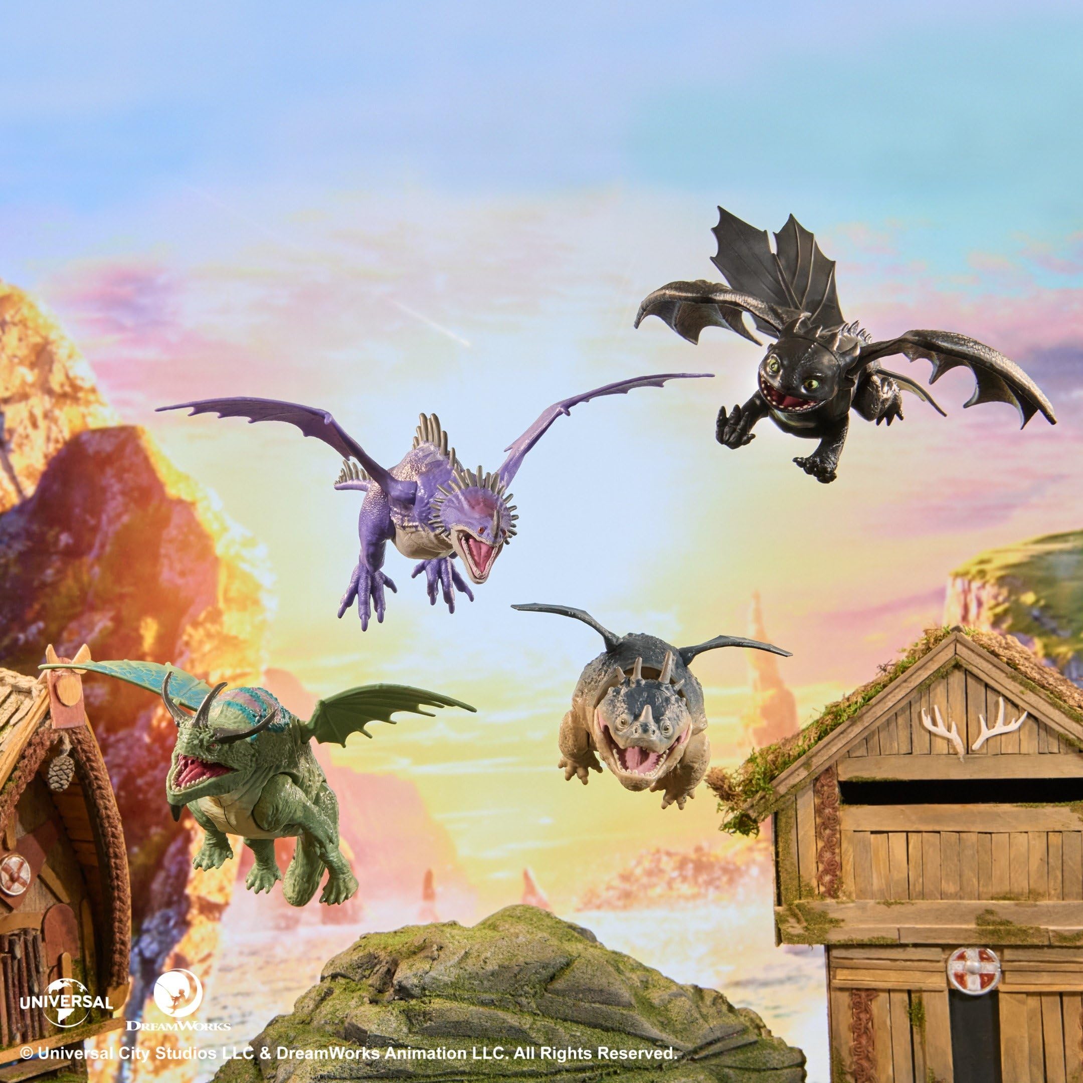 Toothless Dragon Action Figure - 23 cm Moving Wings, How to Train Your Dragon Age 4+ 7