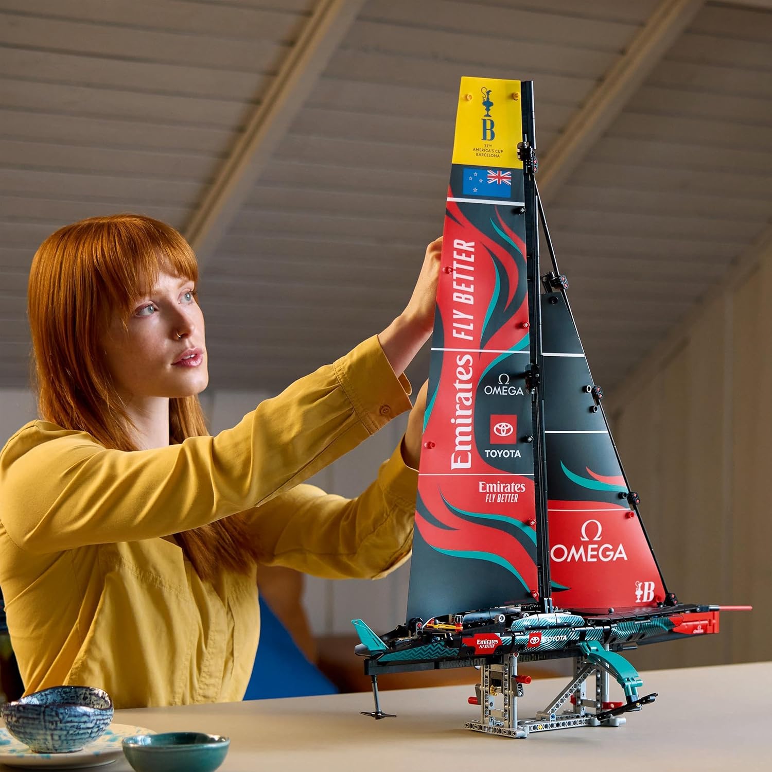 LEGO Technic Emirates Team New Zealand AC75 Yacht Building Set - Advanced Build for Adults 8
