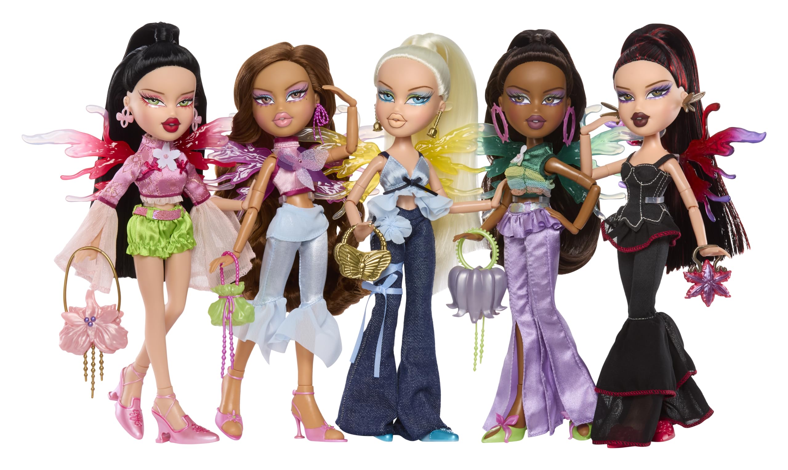 Bratz Fashion Pixiez Lina - Collectible Fantasy Doll with Transformable Wings and Fashion Accessories 8