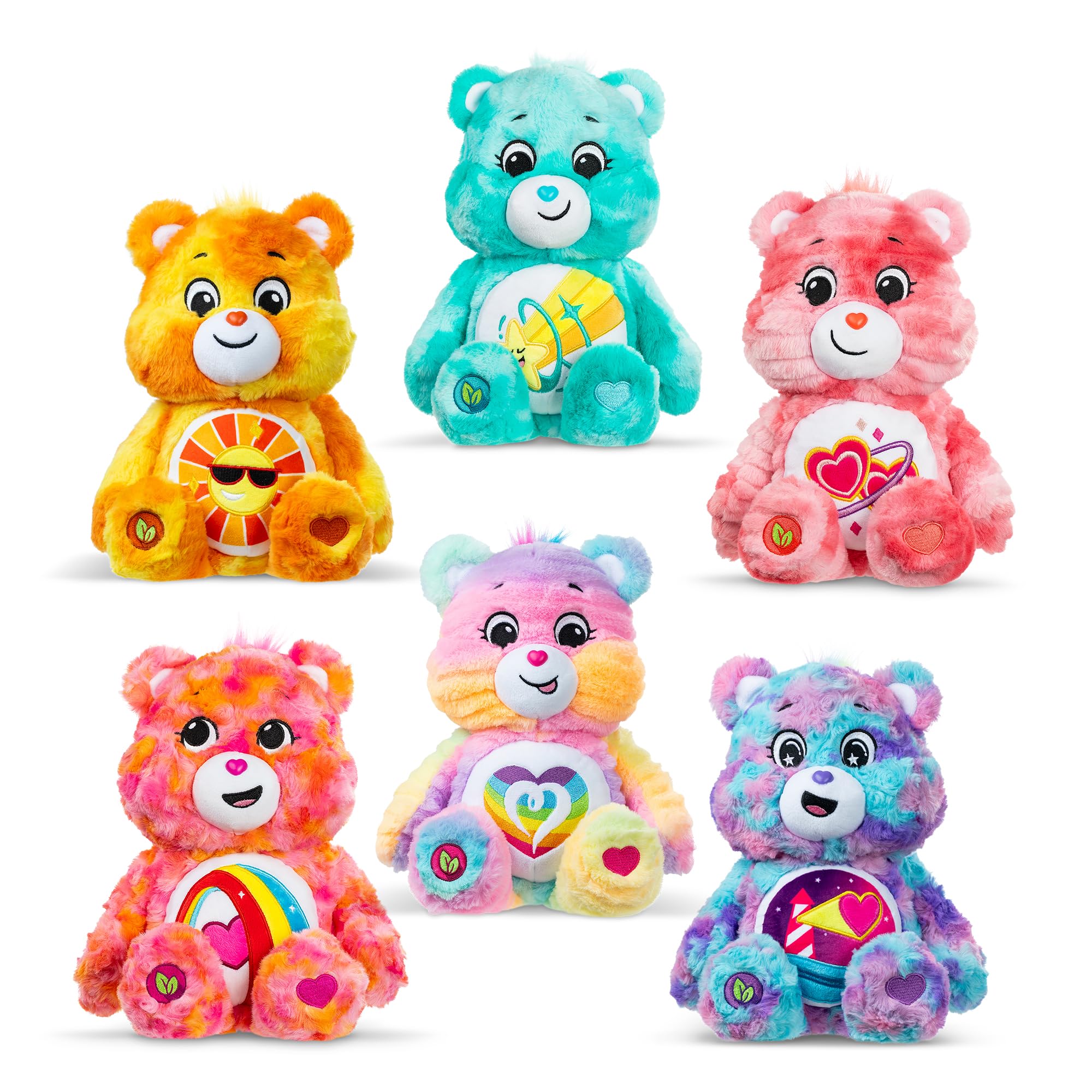 Basic Fun Care Bears 35cm Colour Splash Plush – Togetherness Bear Eco-Friendly 12