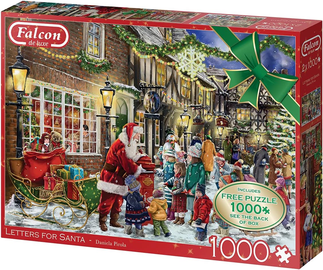 Falcon de luxe - Letters for Santa 1000-Piece Jigsaw Puzzle (2-Pack) 8