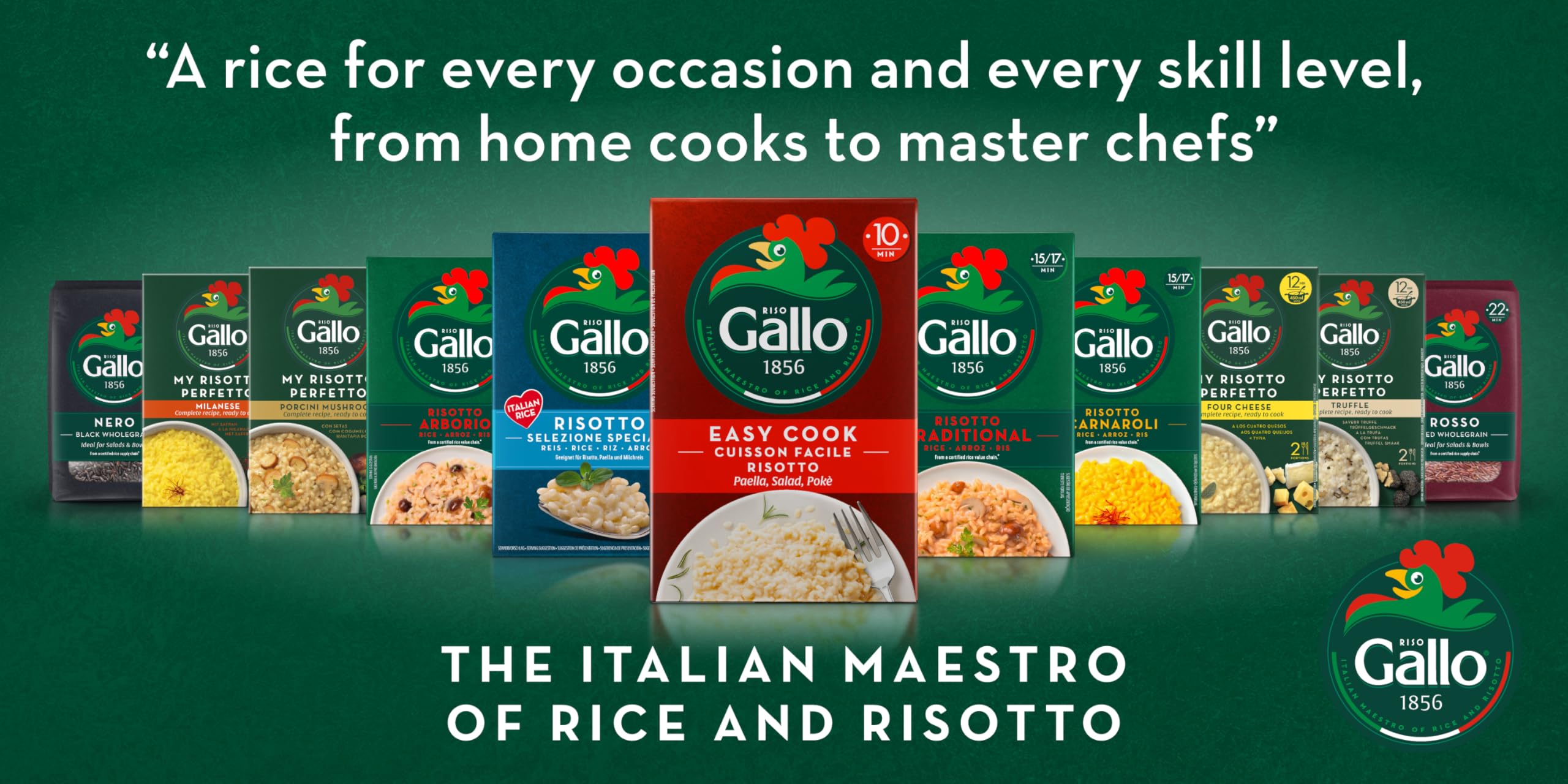 Riso Gallo My Risotto Perfetto Vegan Porcini Mushroom Ready-to-Cook Rice Mix | 175g Pack of 6 8